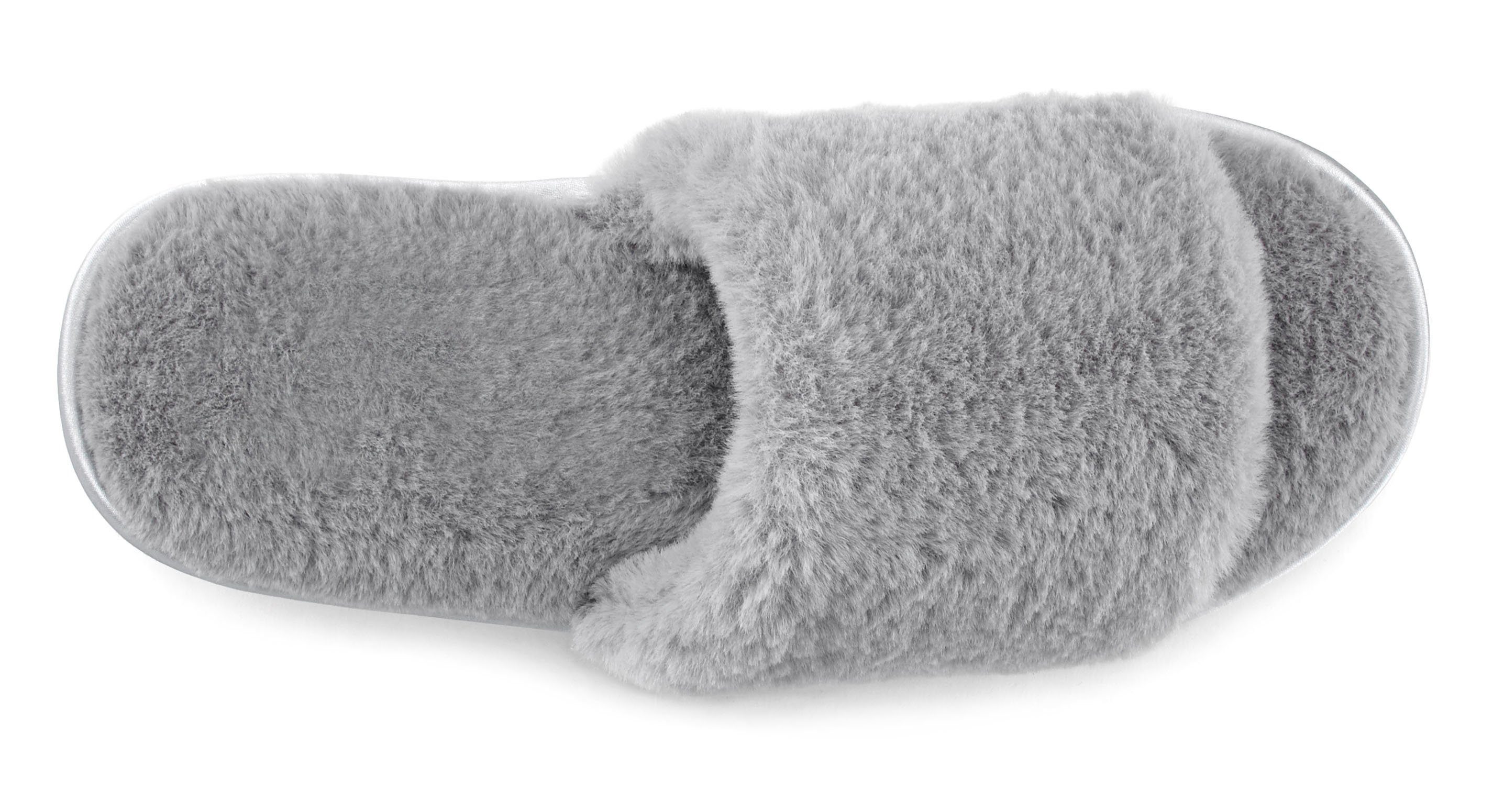 Vivance Slippers Pantoffel, slipper, pantoffel, met knuffelig, warm faux-bont vegan