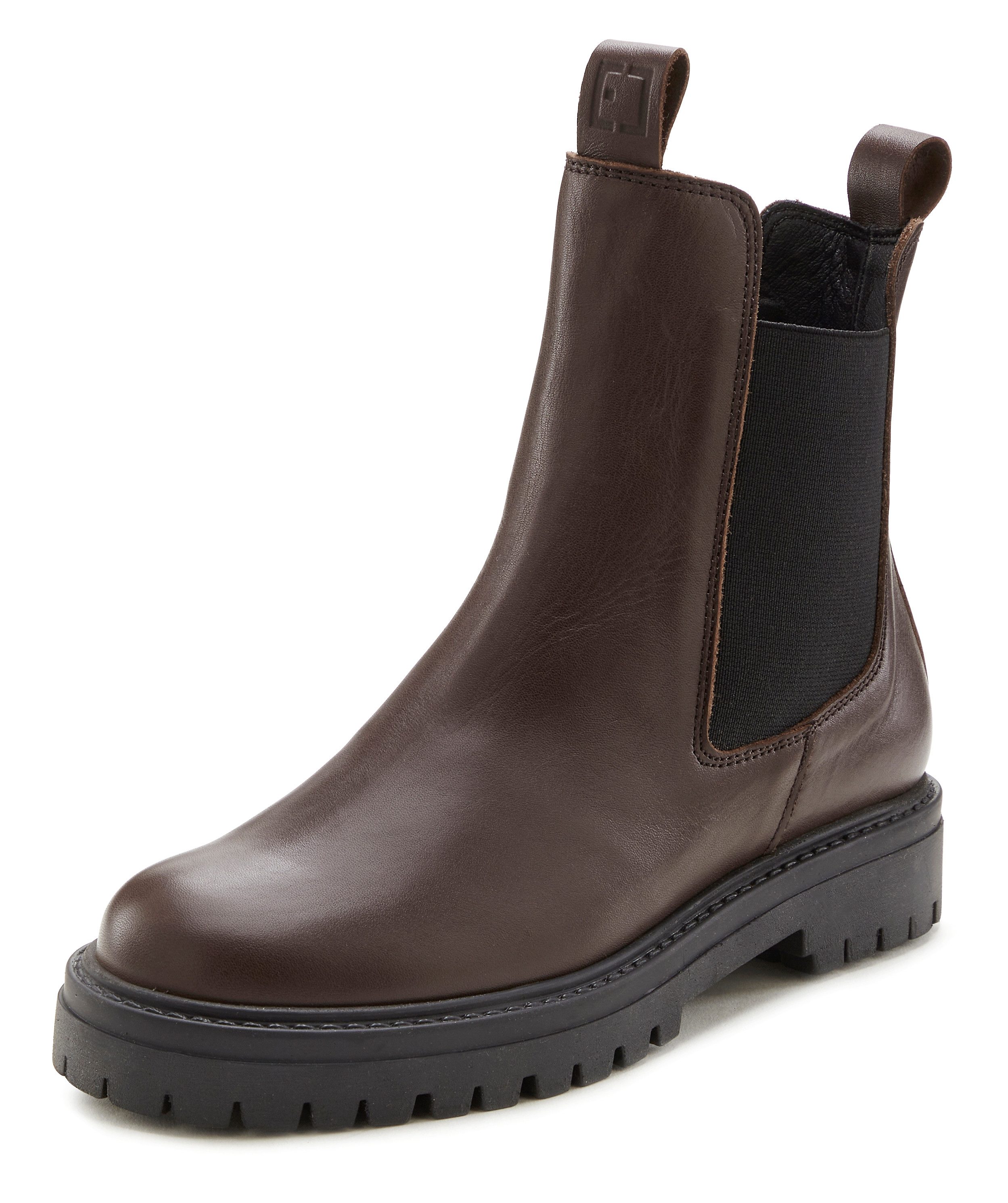 Elbsand Laarsjes Chelsea laarzen, instaplaarzen, bikerboots van leer
