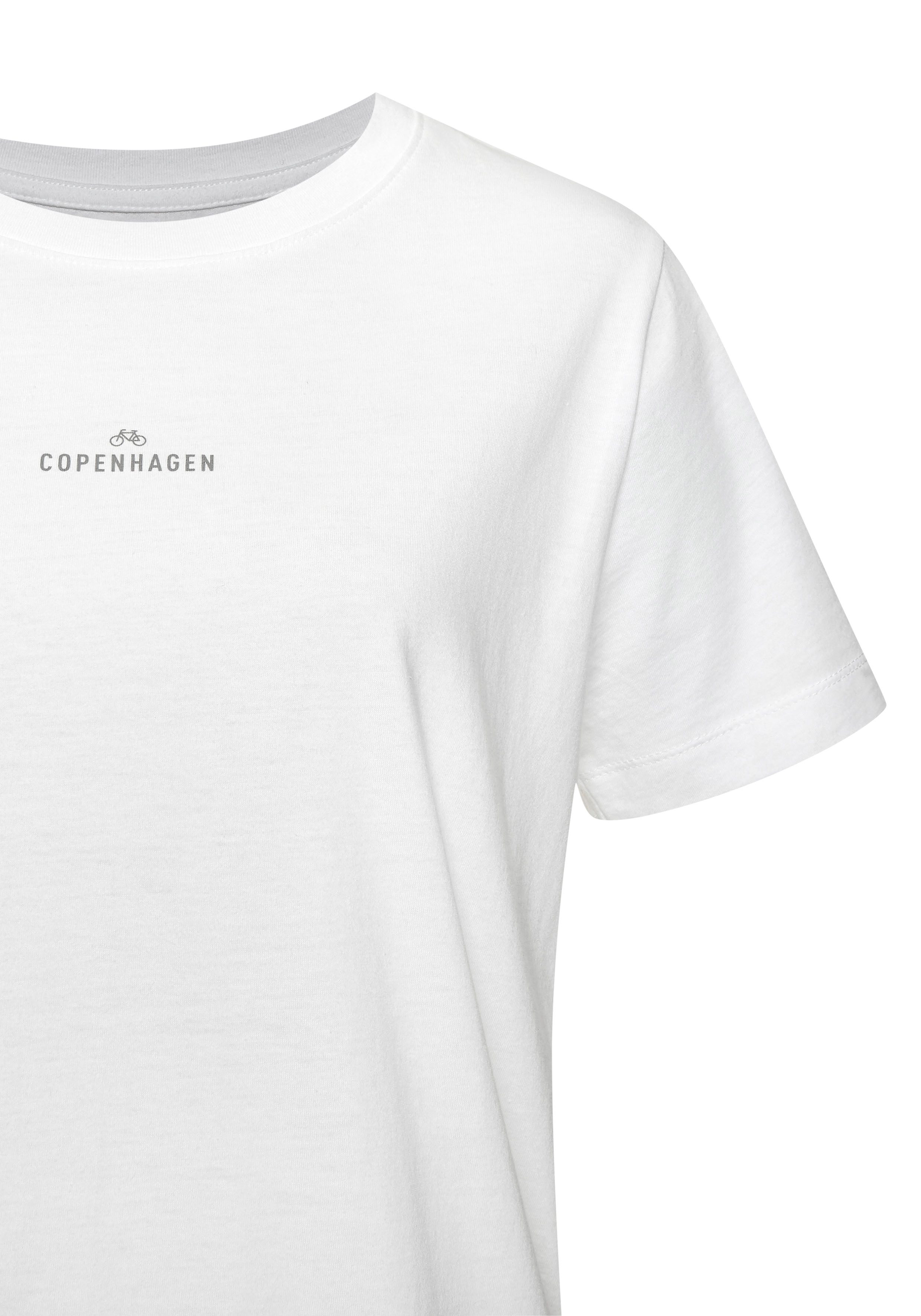 Copenhagen Studios T-shirt Met subtiele logoprint vooraan van zachte jersey kwaliteit met biologische katoen