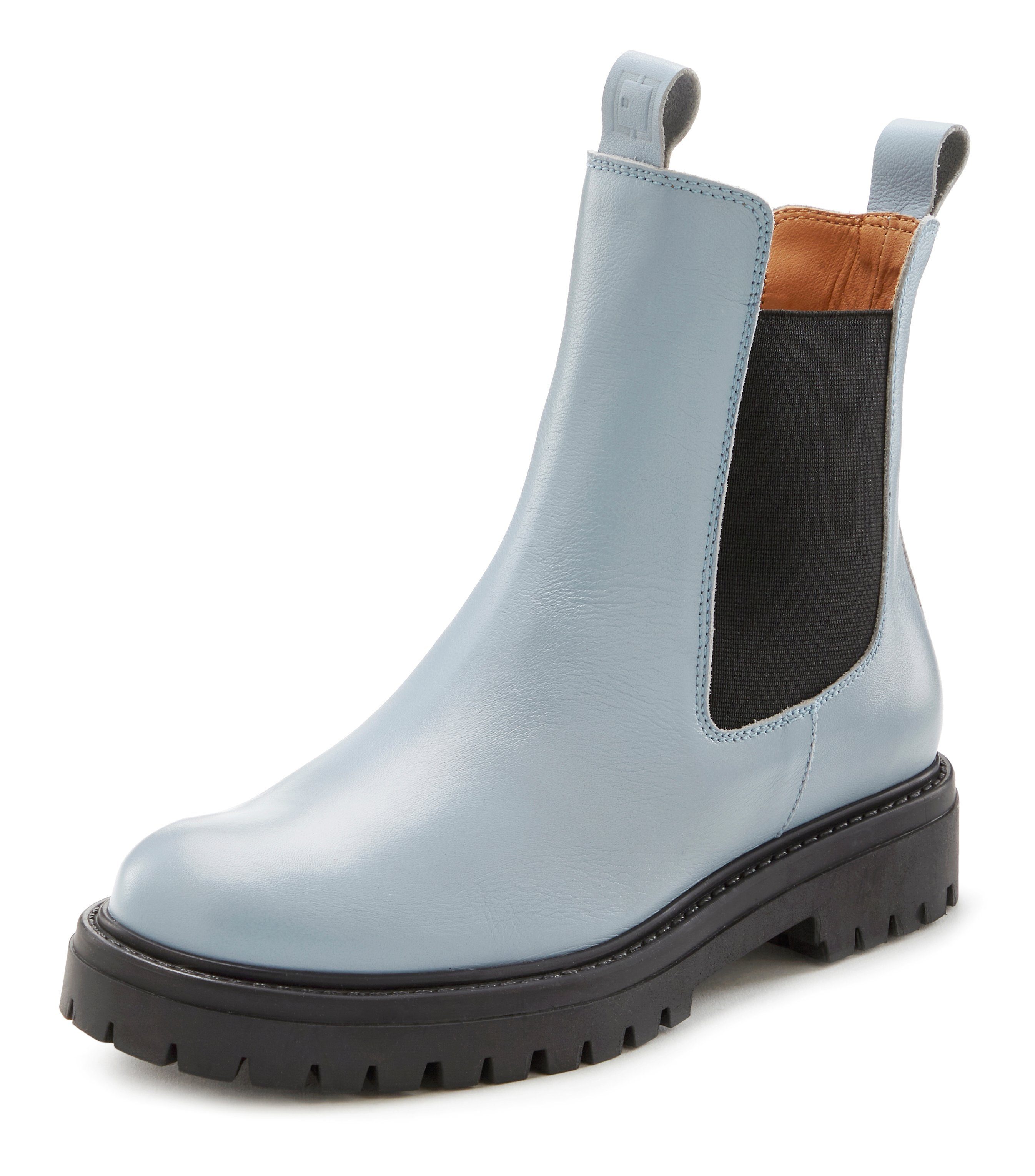 Elbsand Laarsjes Chelsea laarzen, instaplaarzen, bikerboots van leer