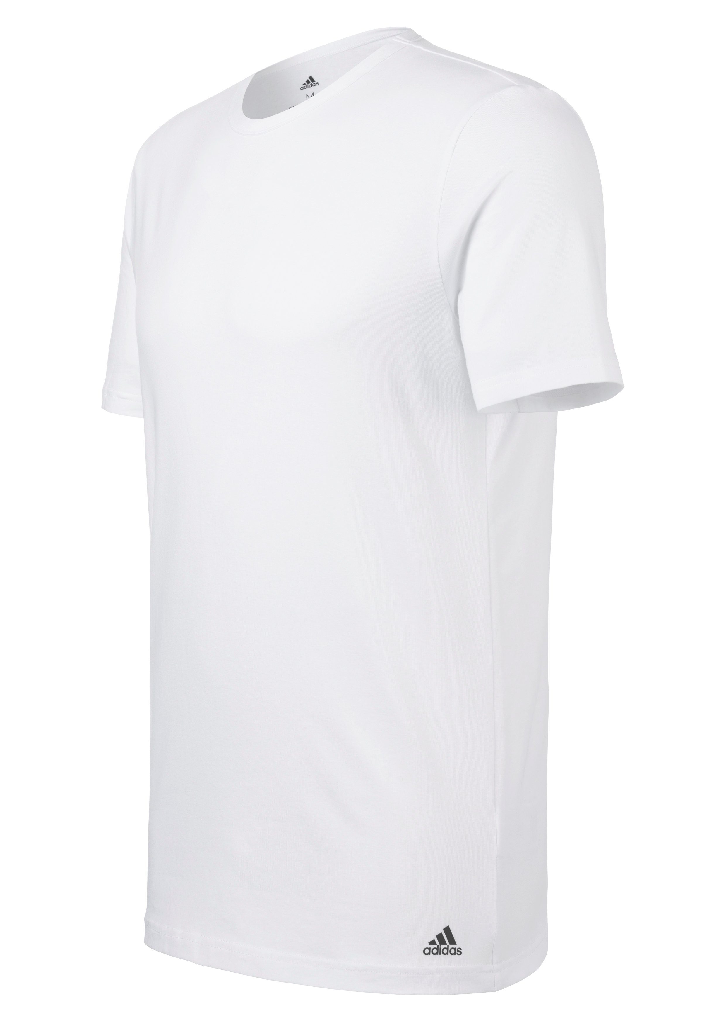 adidas Sportswear T-shirt "Active Flex Cotton" met ronde hals en slim fit (2-delig, Set van 2)