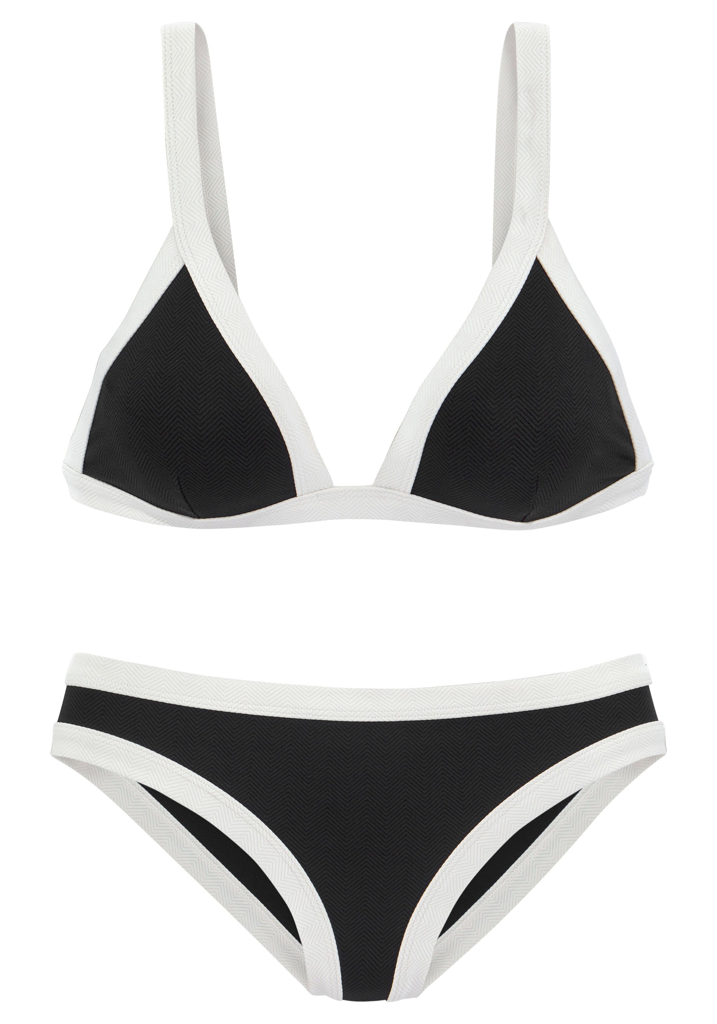 Venice Beach Triangelbikini uit gestructureerd materiaal