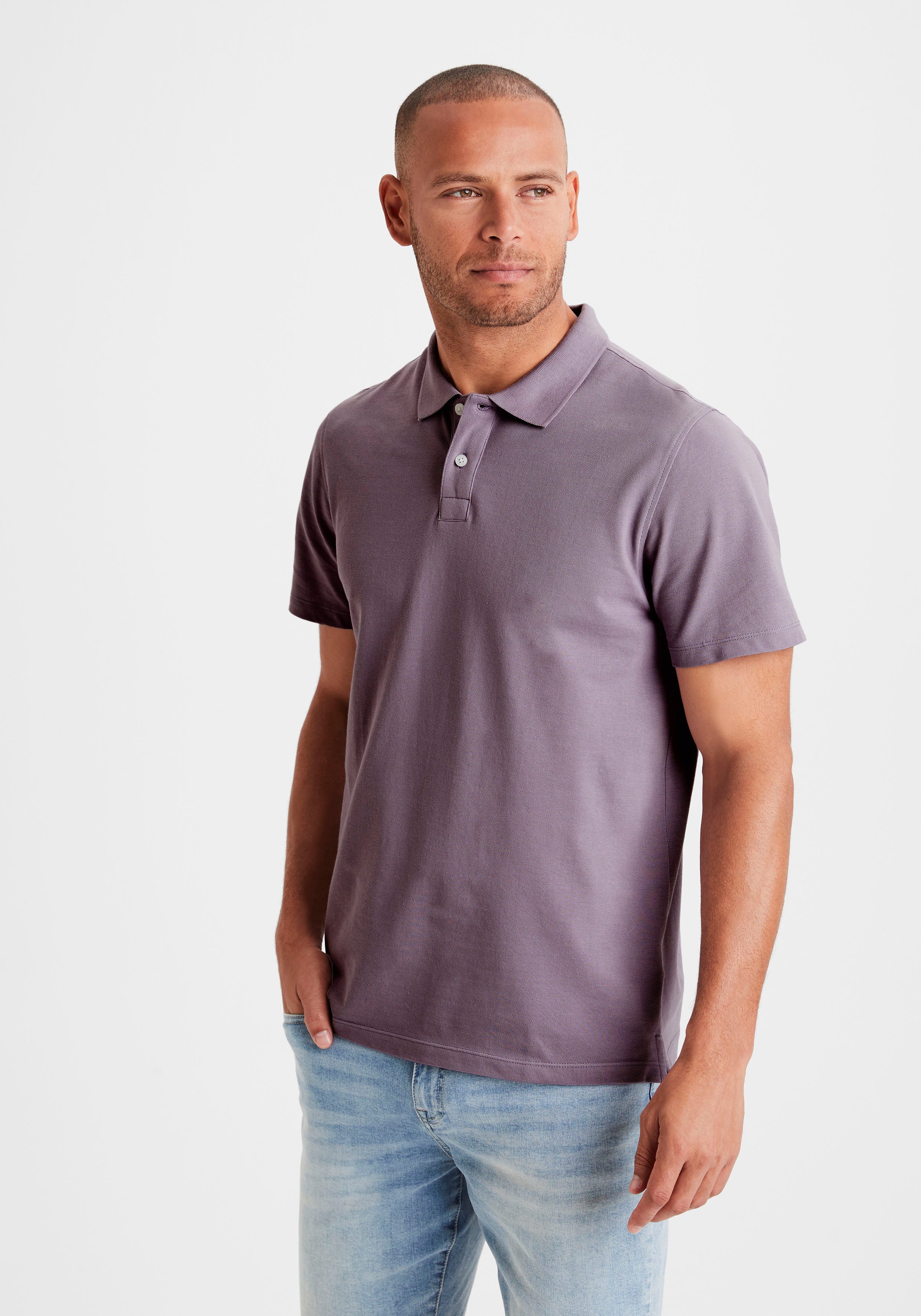 Beachtime Poloshirt Korte mouw, shirt met polokraag, katoen piqué