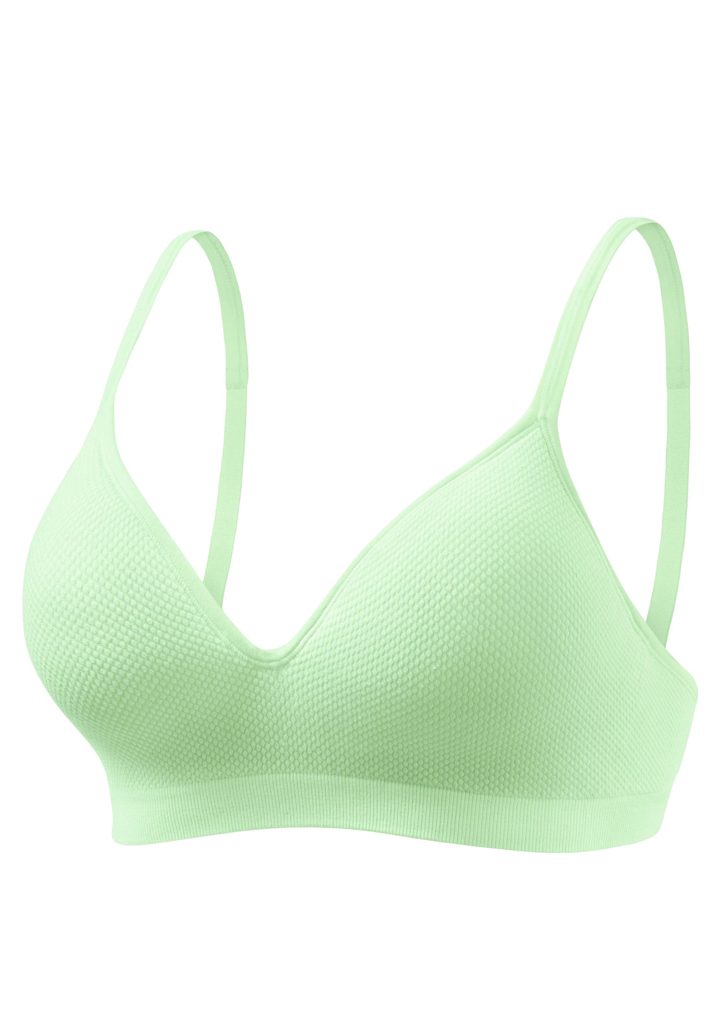 Lascana Push-up-bh COMFY BRA zonder beugels in zachte katoenen stof, basic lingerie