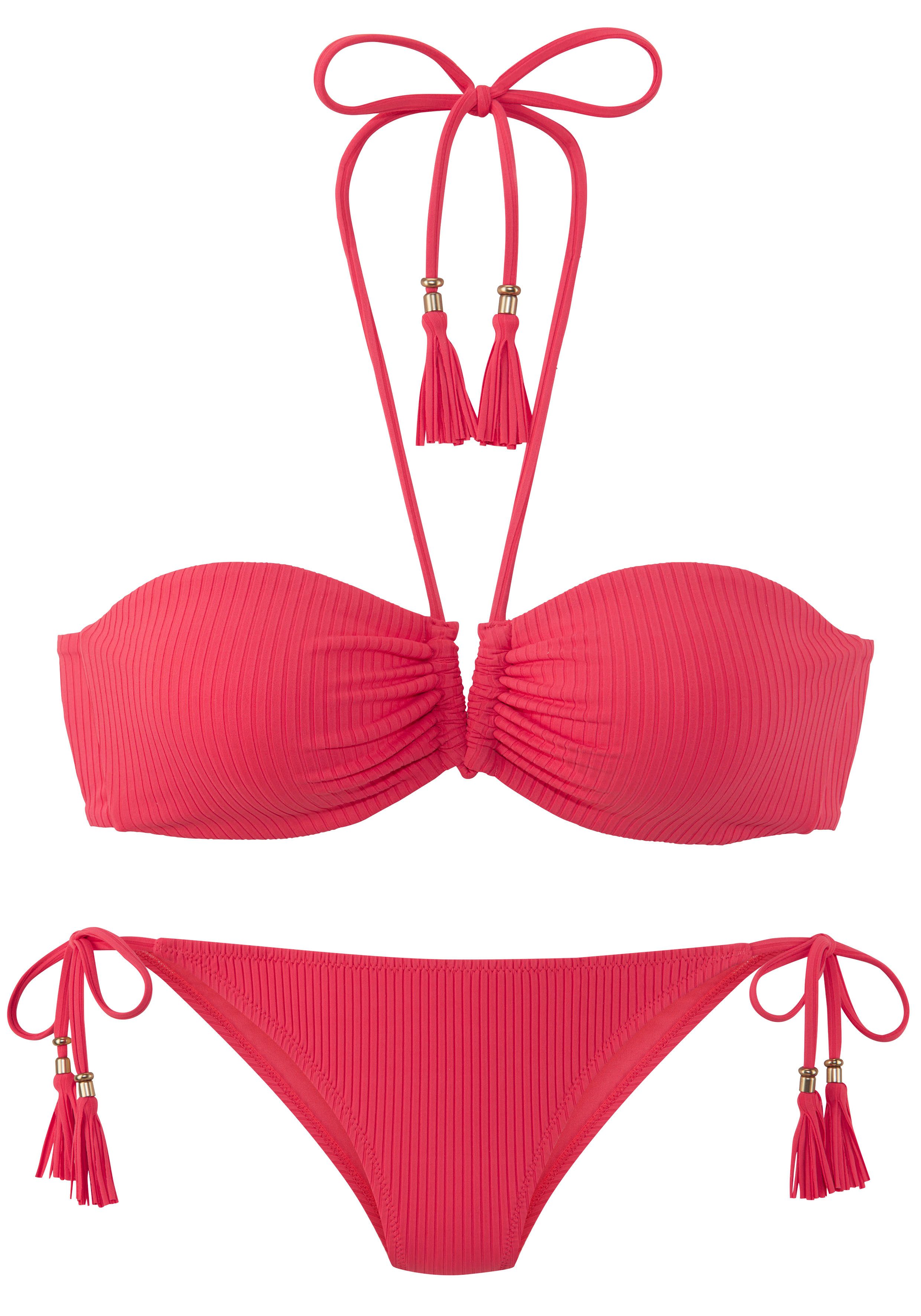 Elbsand Bandeaubikini met v-beugel