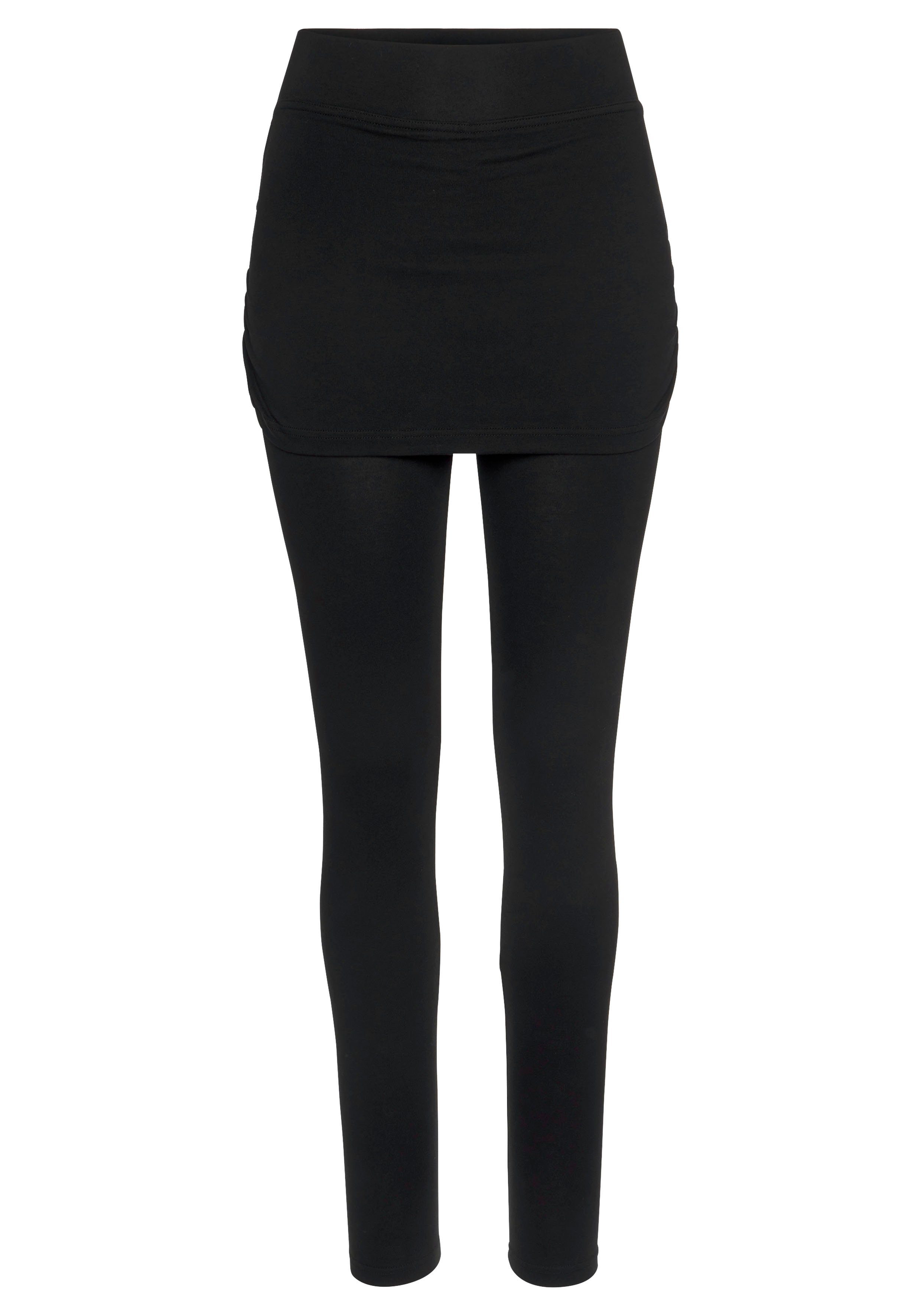 vivance active Legging met aangestikte rok