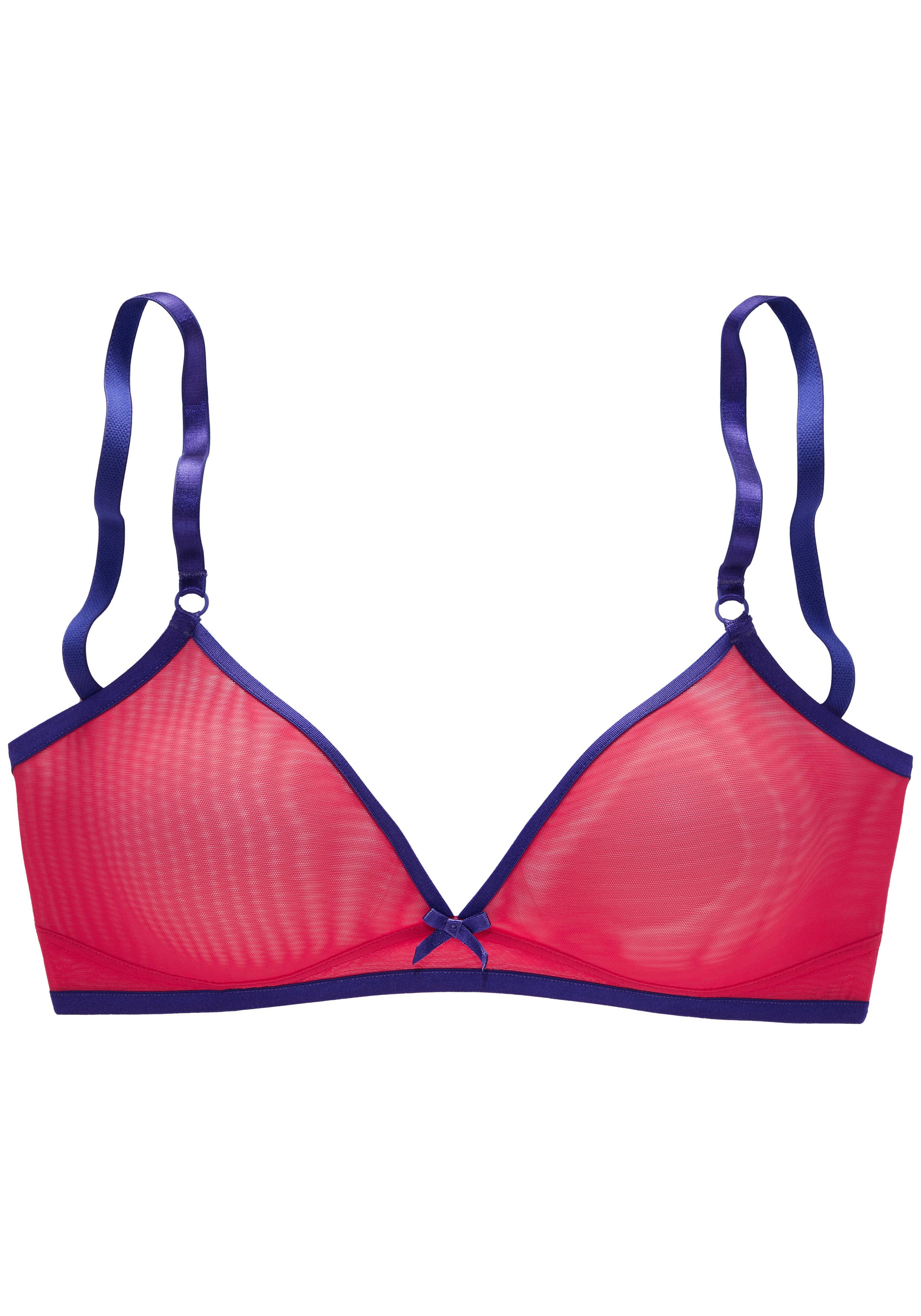 Vivance Bralette-bh zonder beugel van subtiel transparant soft-mesh, sexy lingerie