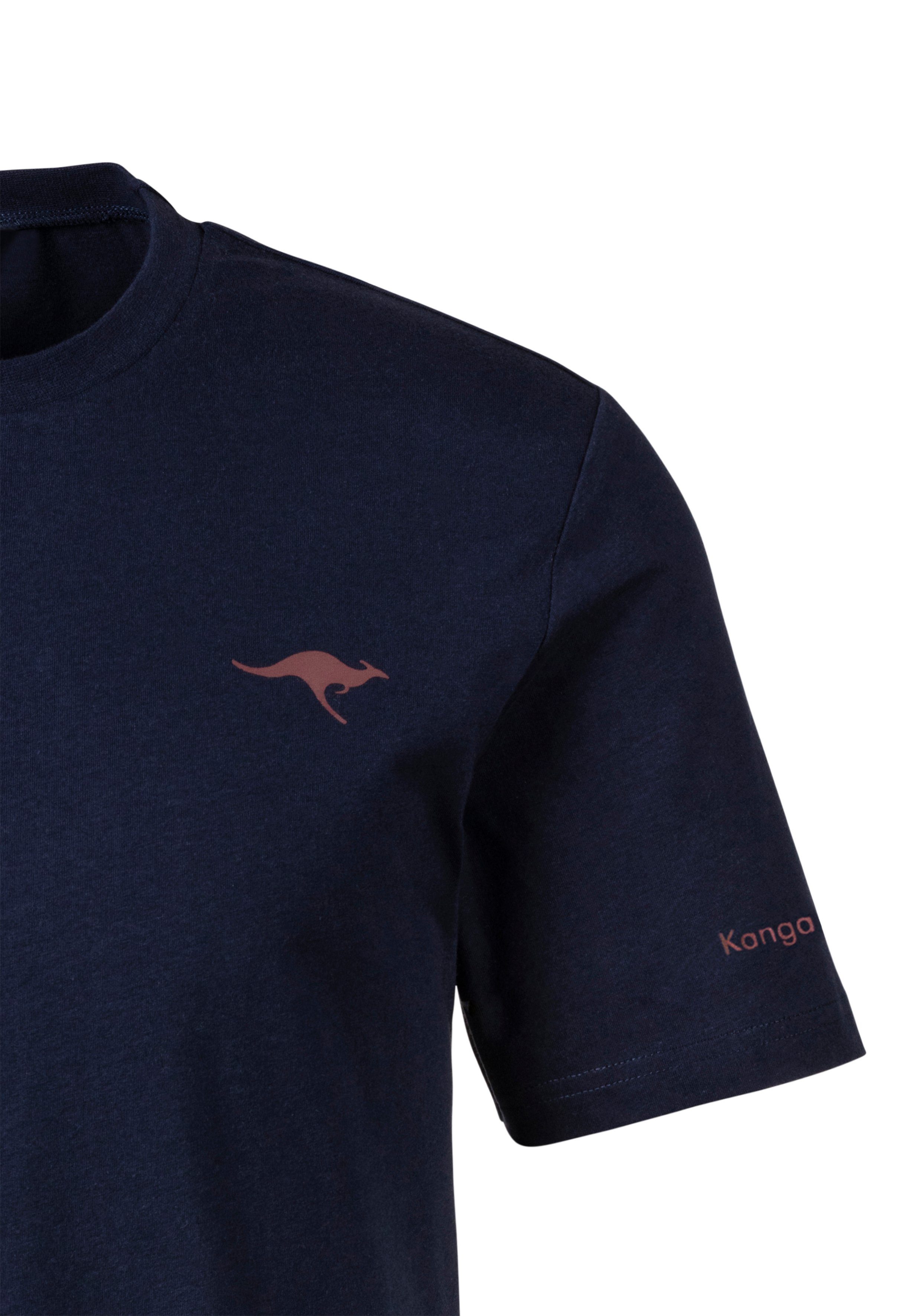 KangaROOS T-shirt met kangaroos-print op borsthoogte (Set van 2)