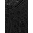 lascana gebreide trui gemaakt van lintgaren zwart