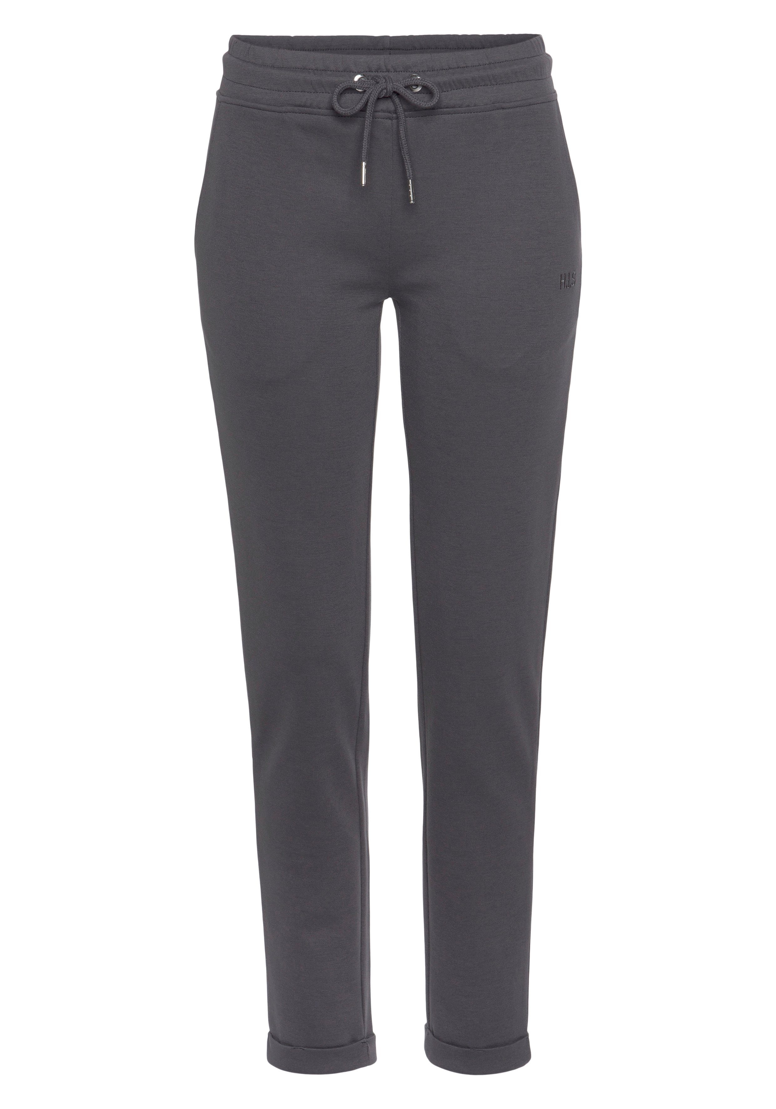 H.I.S Sweatbroek / relaxbroek / sweatbroek Slipbroek met kleine omslag aan de zoom, loungewear