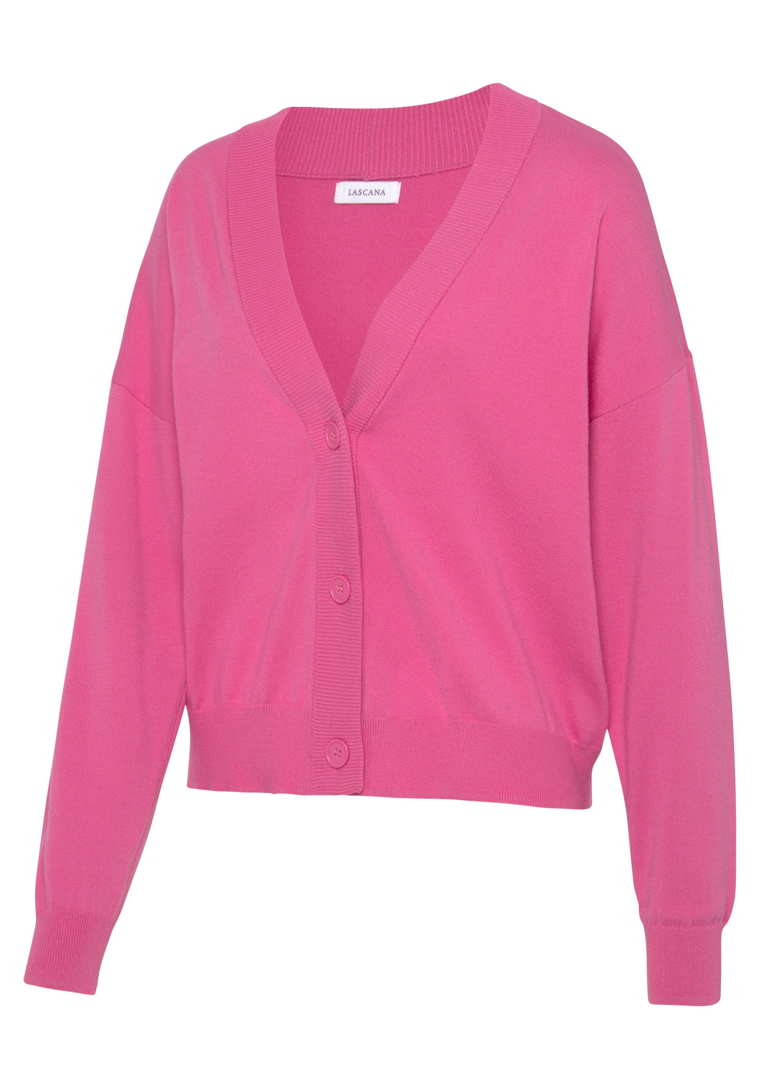 Lascana Vest -lounge jas in korte vorm, loungewear