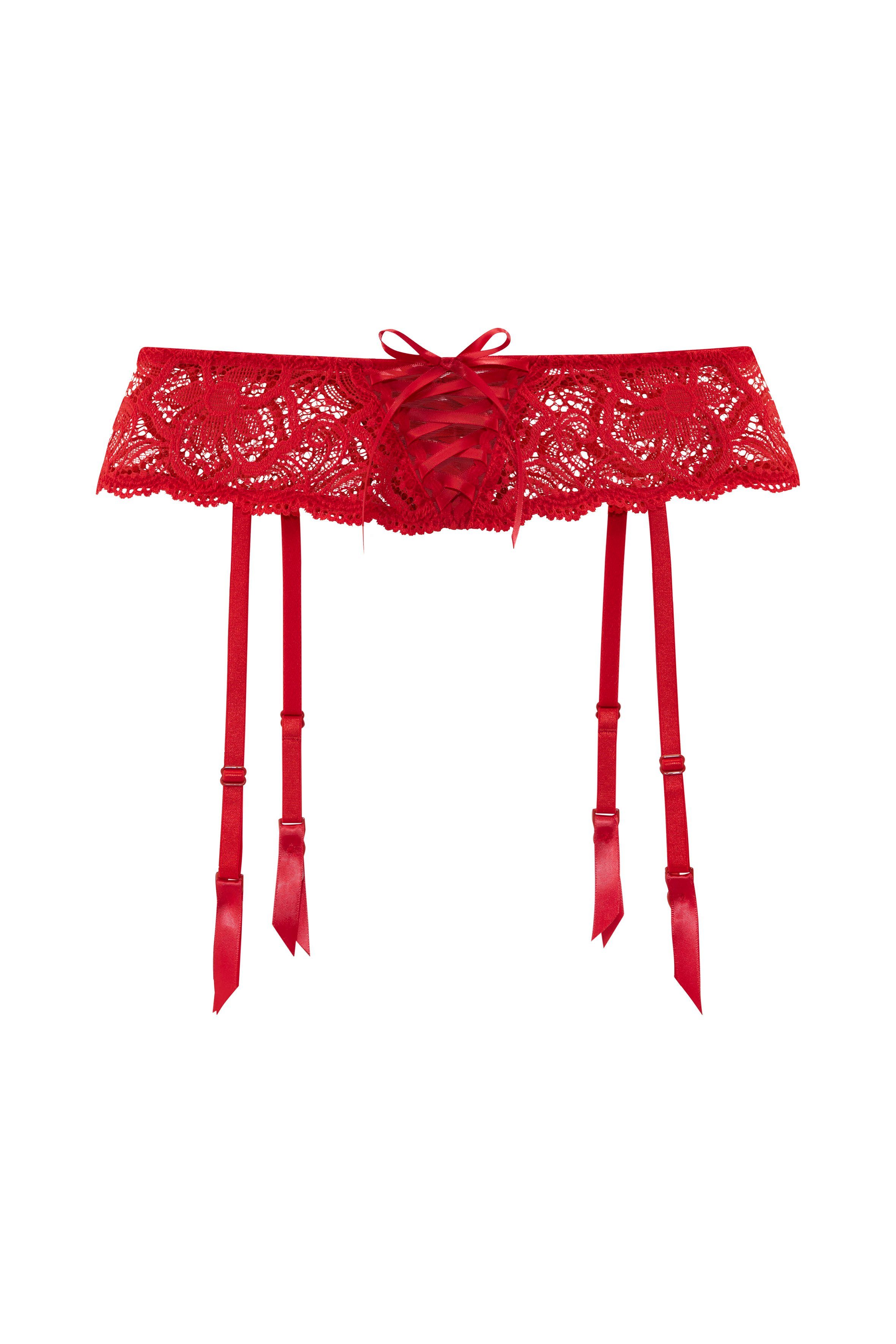 Lascana Jarretelgordeltje Nikoletta met opwindende vetersluiting, sexy dessous