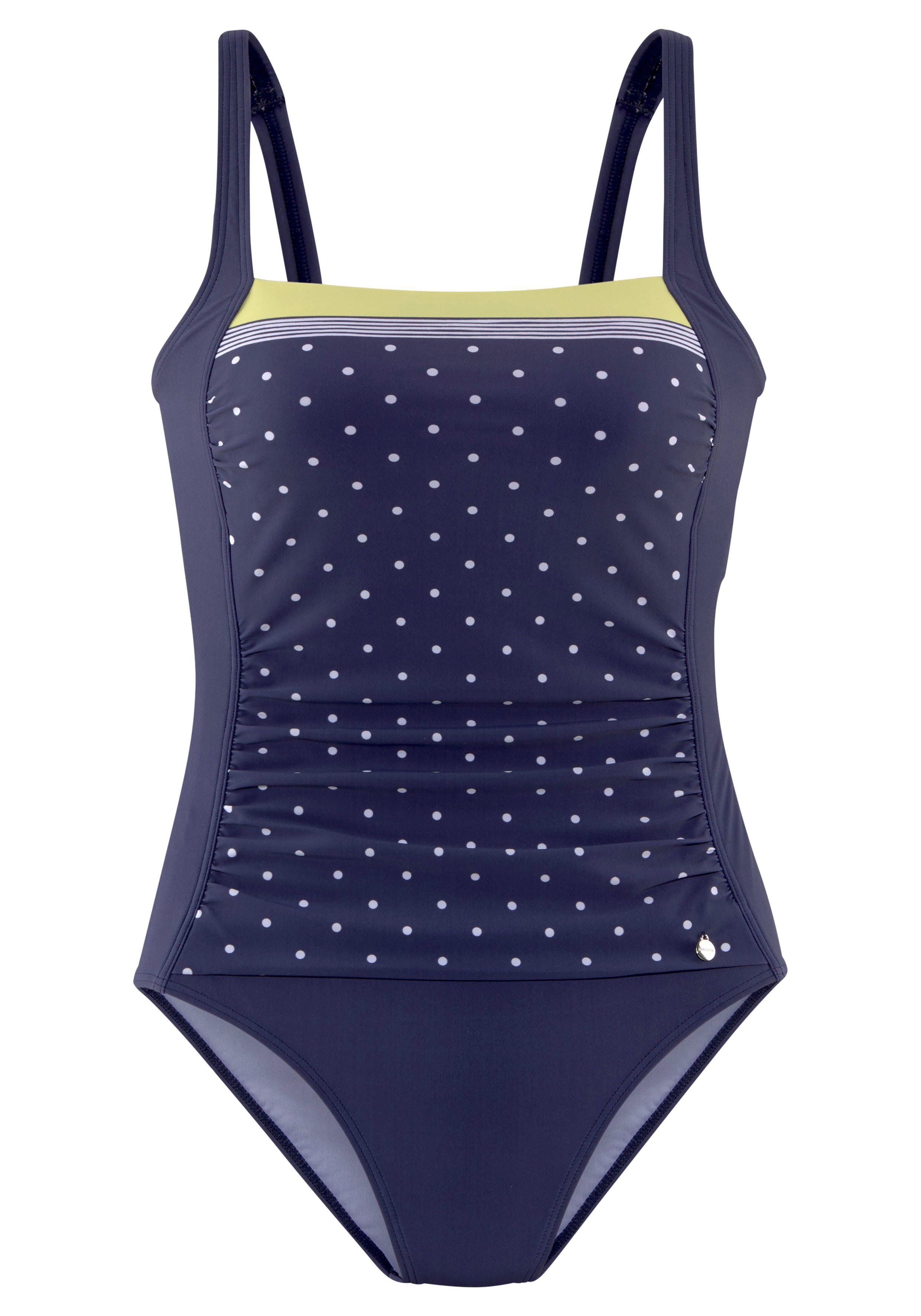 Lascana Badpak met shaping-effect en effen detail vooraan met beugel maat C C blauw