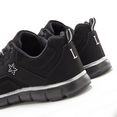 lascana sneakers met kleine strassteentjes zwart