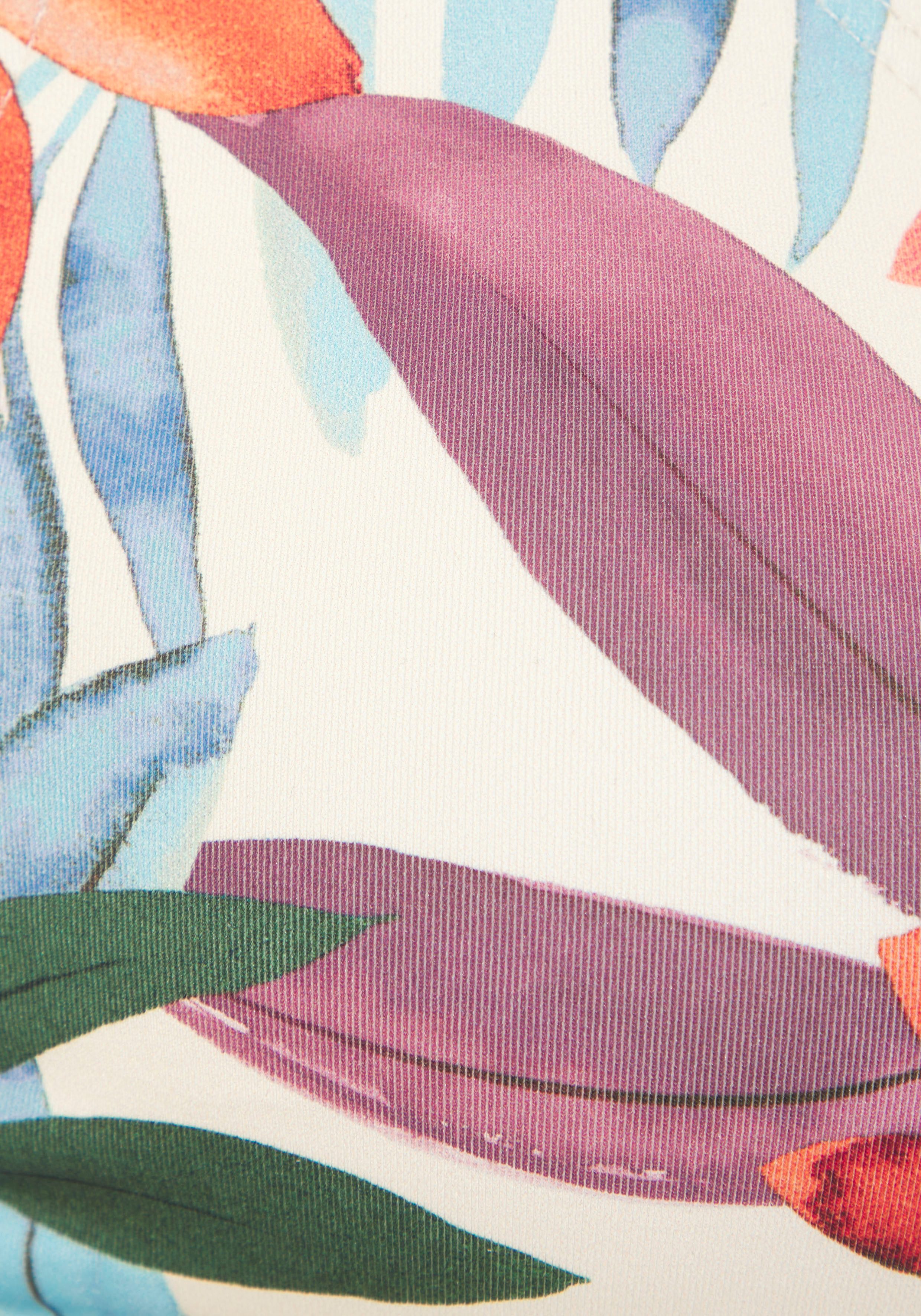 Lascana Beugelbikinitop Imani met zomerse bladerenprint