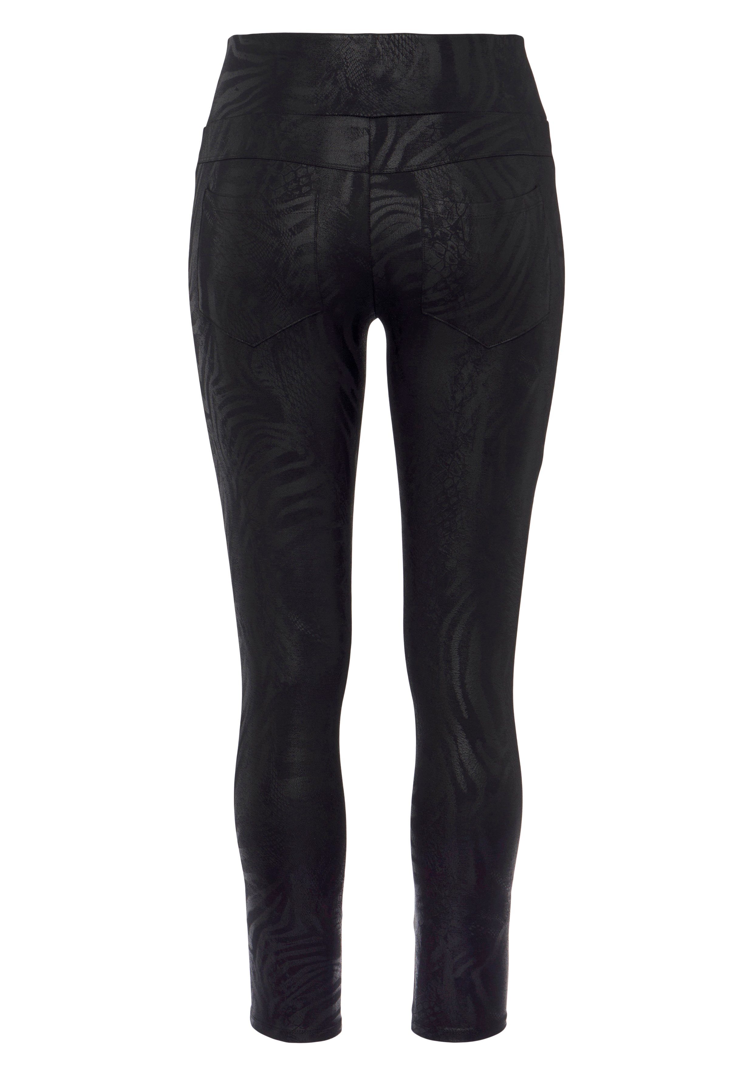 Lascana Legging met tonale print