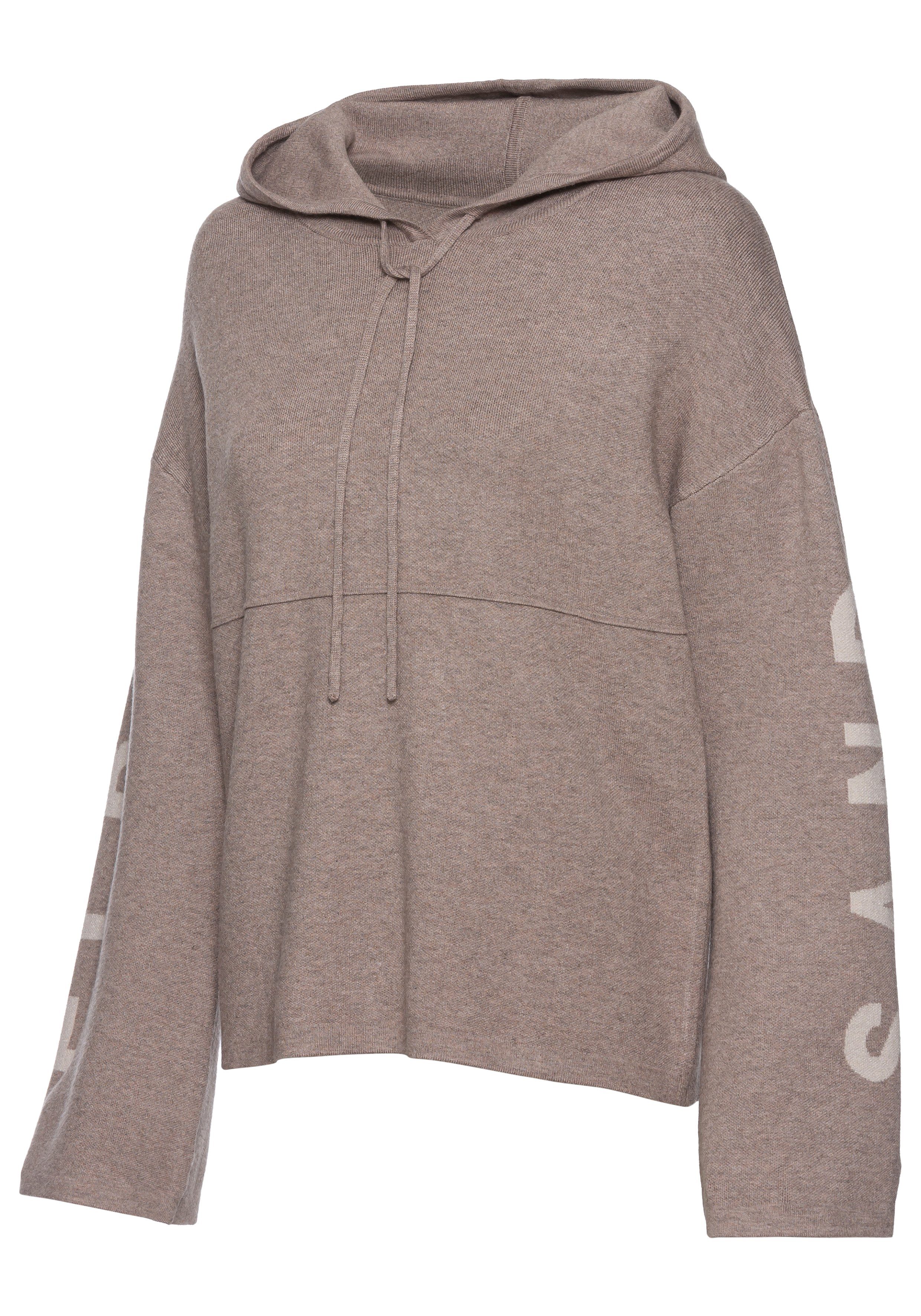 Elbsand Hoodie Gebreide trui met ingebreid logo, loungewear