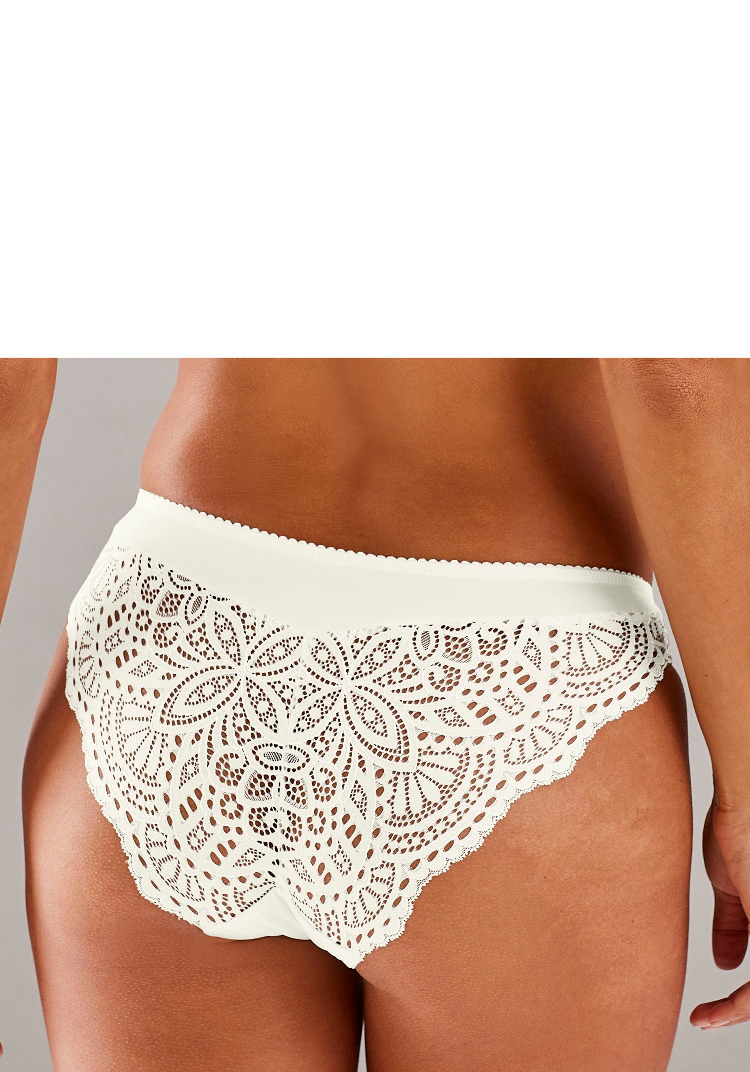Lascana Slip Aurora met geweldige kant in bloemige look