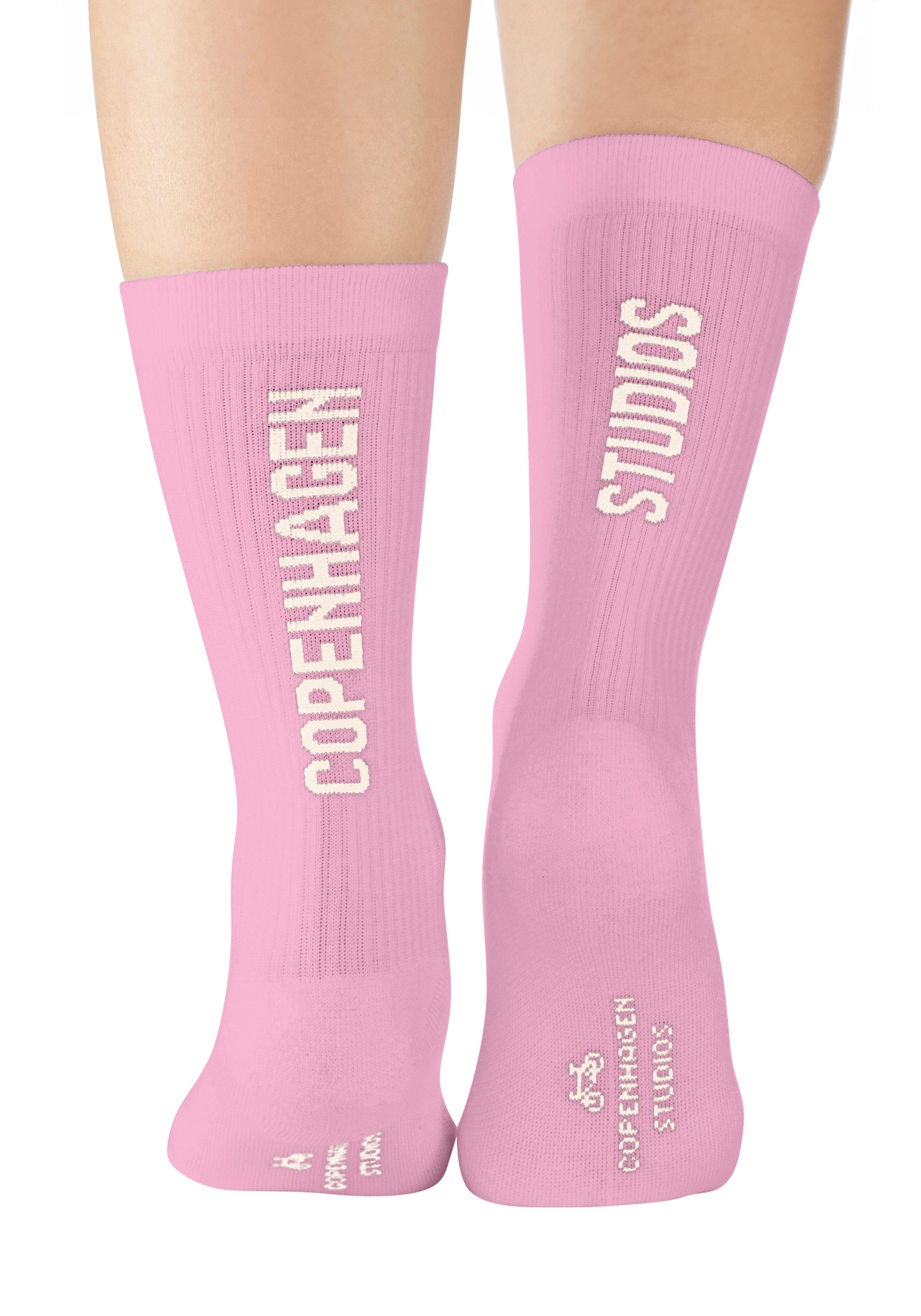 Copenhagen Studios Tennissokken met grote letters (set, 3 paar)