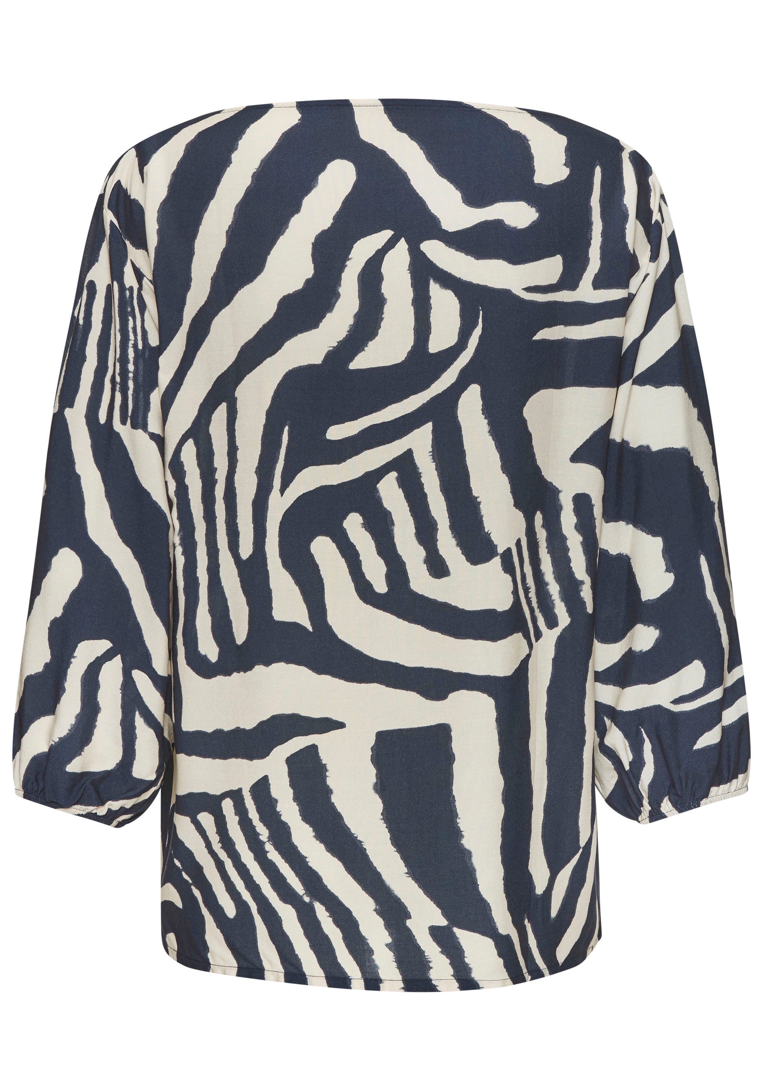 Lascana Blouse zonder sluiting met dierenprint, damesblouse, modieus