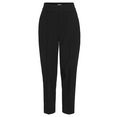 lascana pantalon in trendy 7-8-lengte zwart