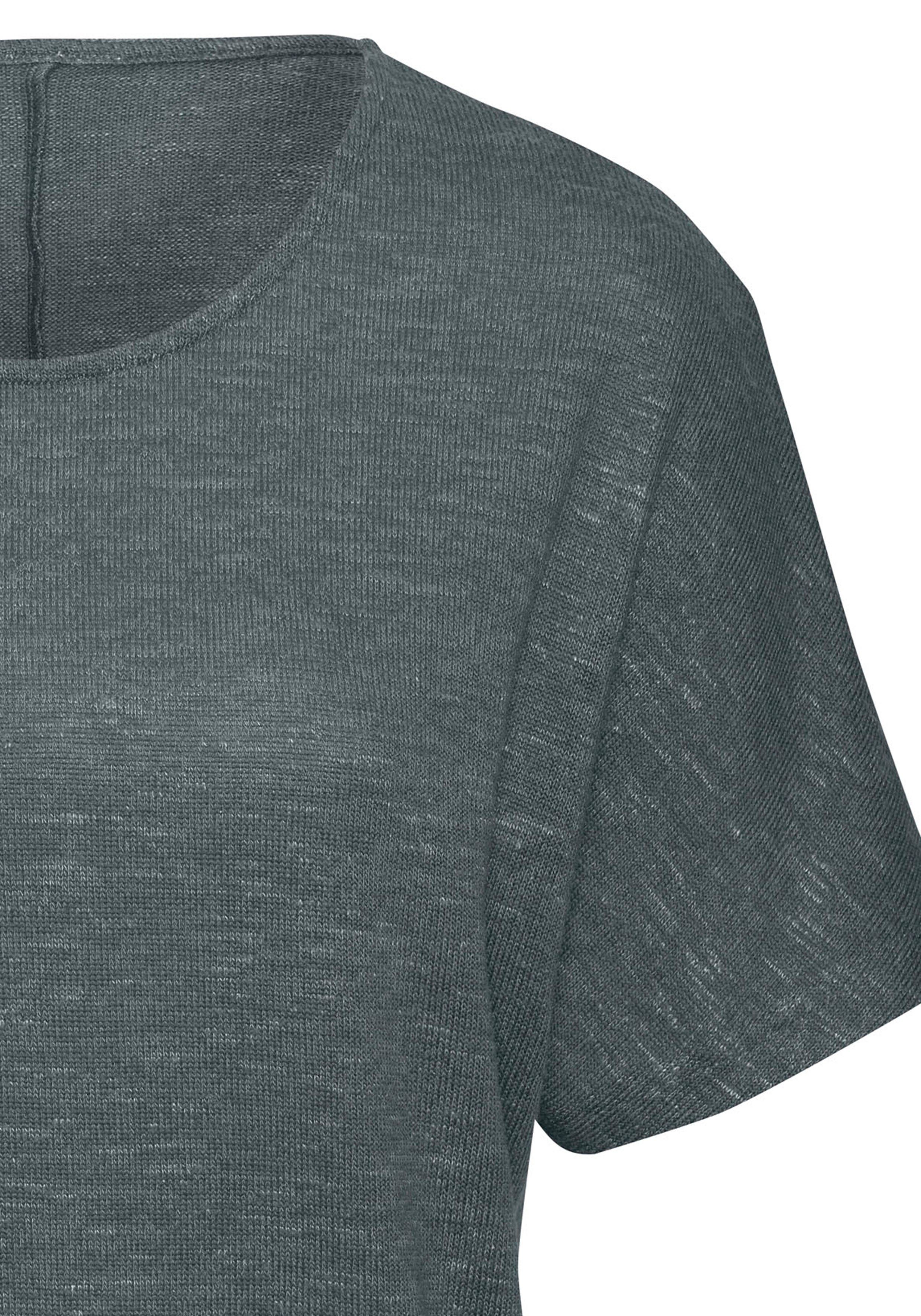 Vivance Shirt met korte mouwen Met brede tailleband van zacht viscose-fijntricot