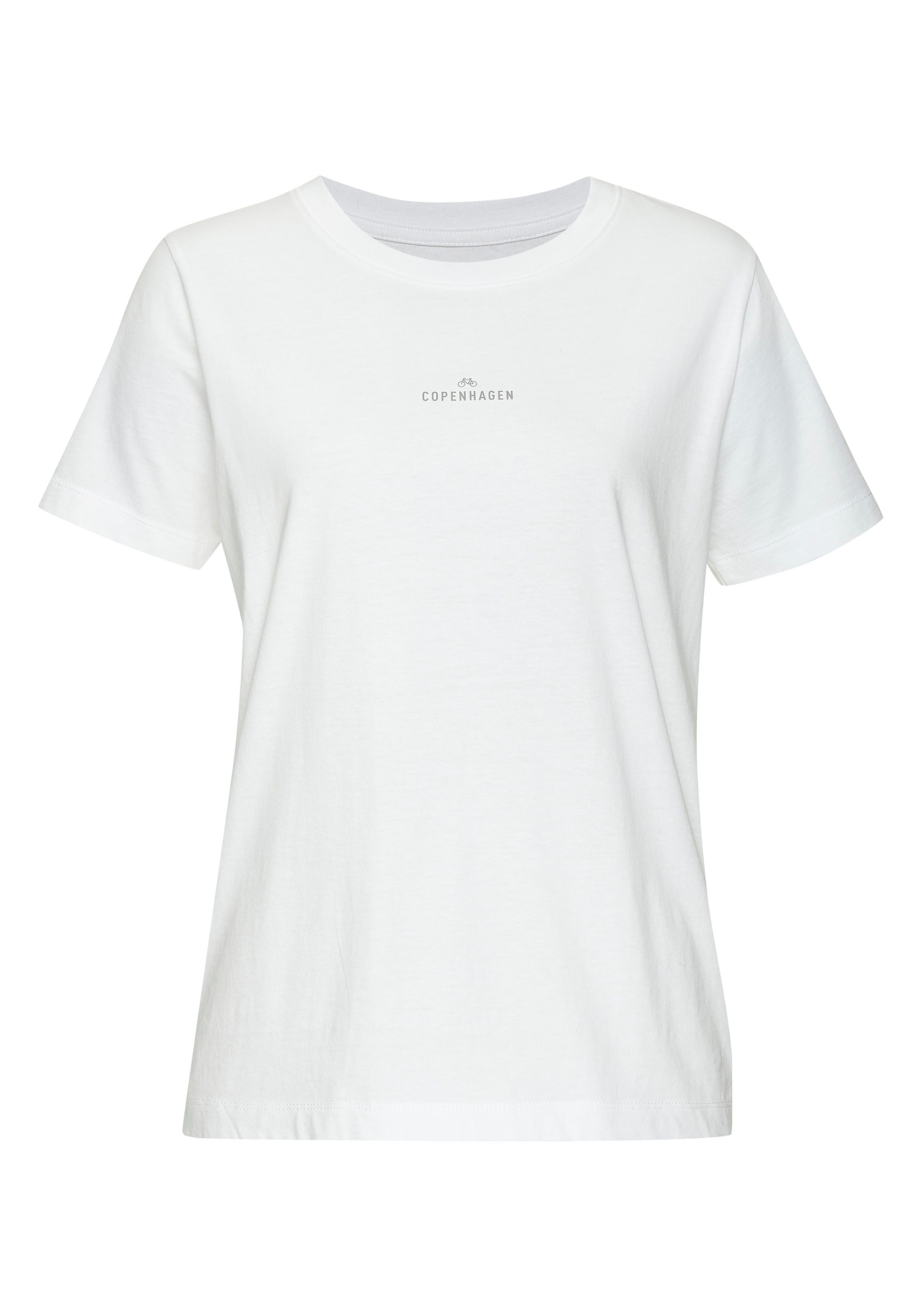 Copenhagen Studios T-shirt Met subtiele logoprint vooraan van zachte jersey kwaliteit met biologische katoen