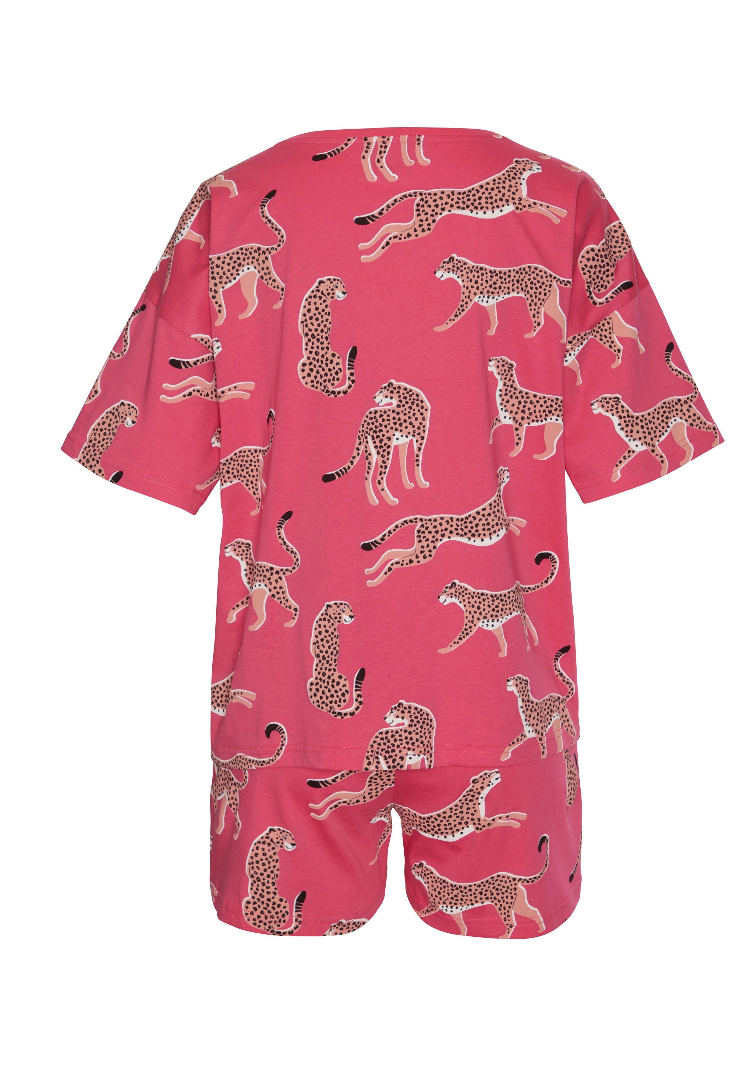 Vivance Dreams Shortama mt animal alloverprint (2-delig)