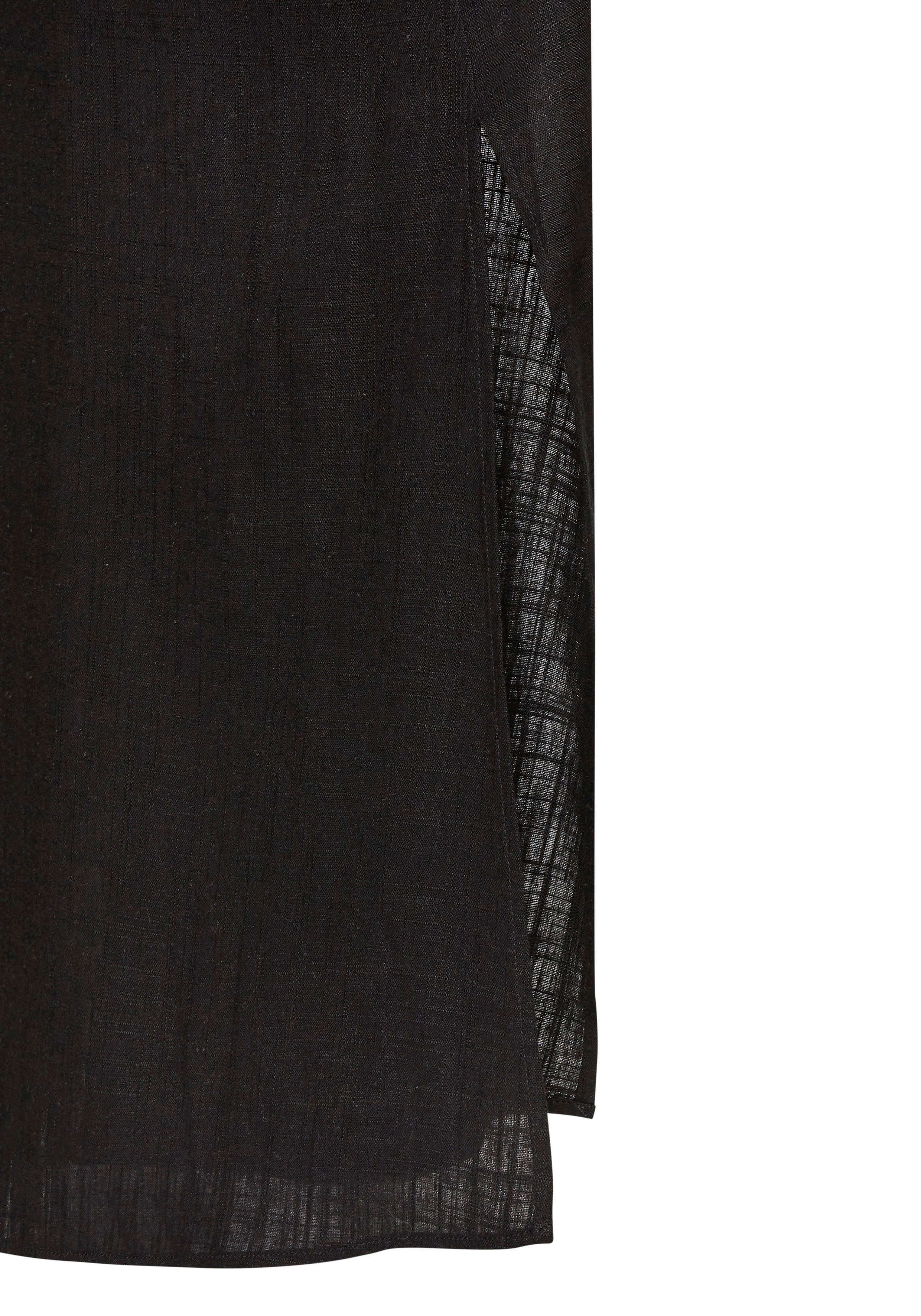 Lascana Maxi-jurk met brede bandjes van geweven stof in linnenlook, zomers