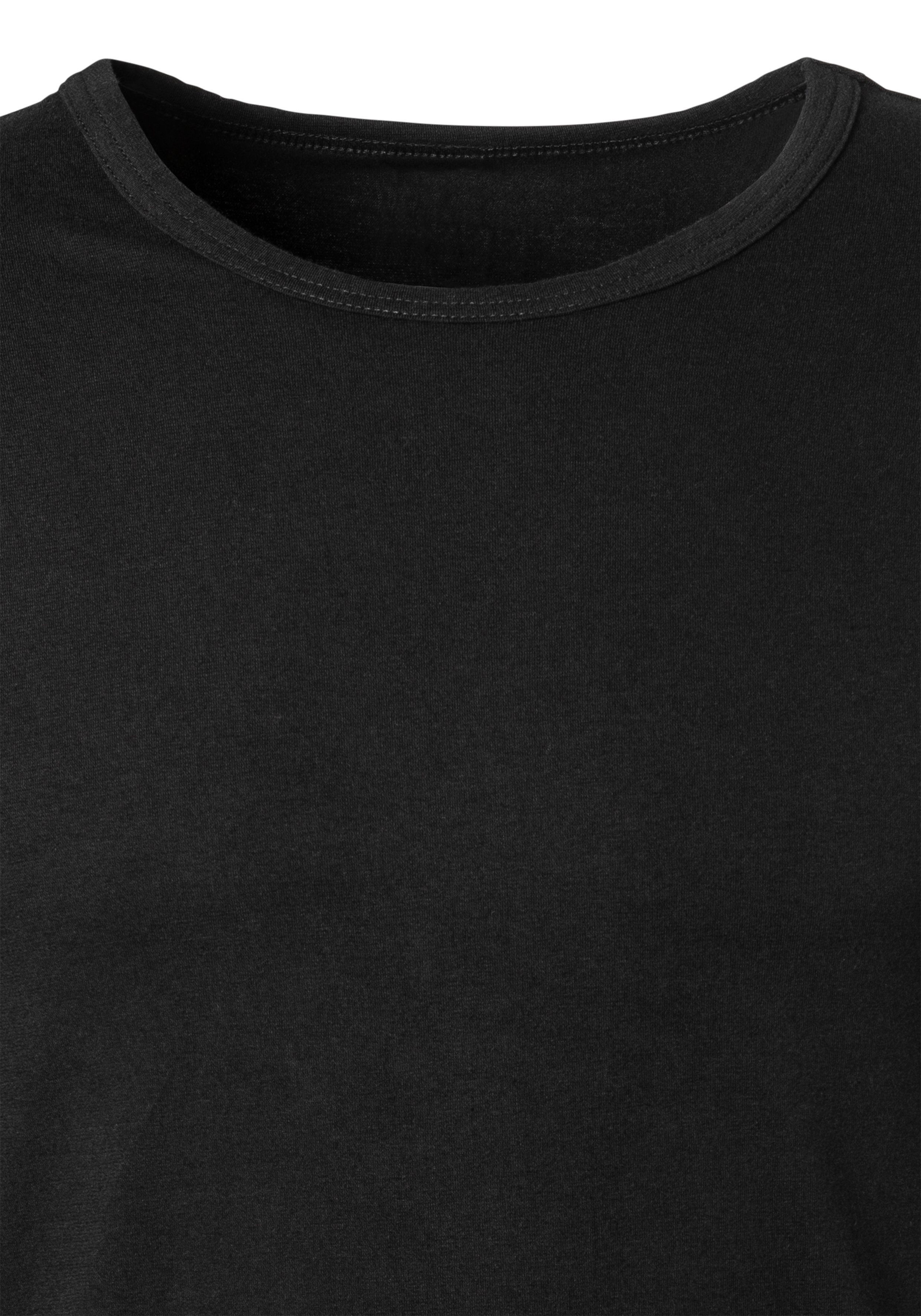 H.I.S Shirt met lange mouwen Dubbelpack onderhemd van katoenmix (2-delig, Set van 2)
