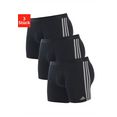 adidas sportswear lange boxershort (3 stuks) zwart