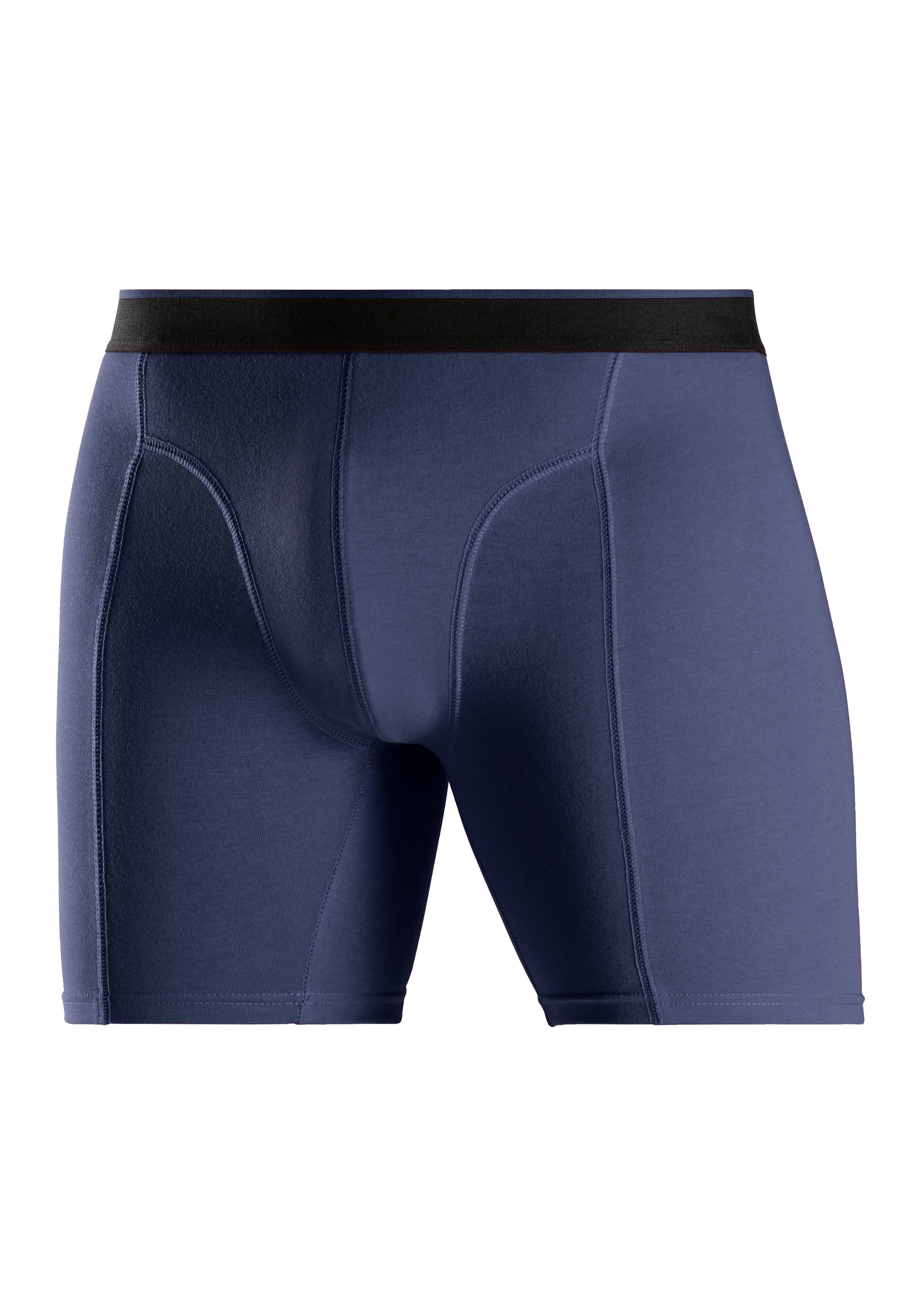 AUTHENTIC LE JOGGER Lange boxershort met twee kleuren geweven band en langere pijpen (set, 5 stuks)