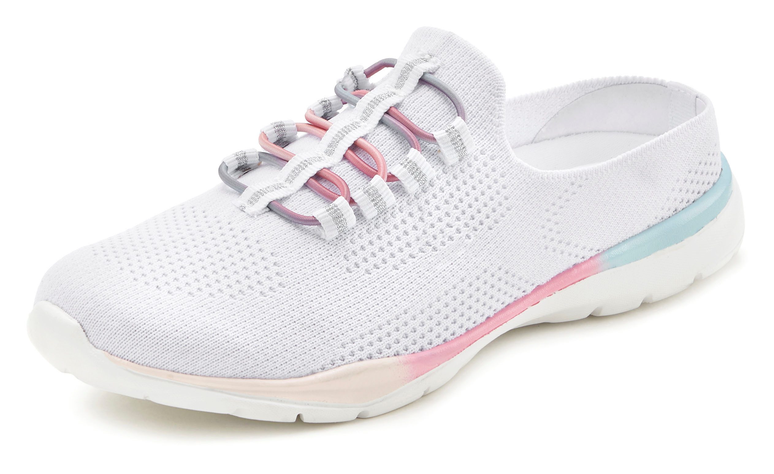 active by Lascana Slip-on sneakers voor instappen, ultralicht, sabotschoen, clog, vrijetijdsschoen vegan