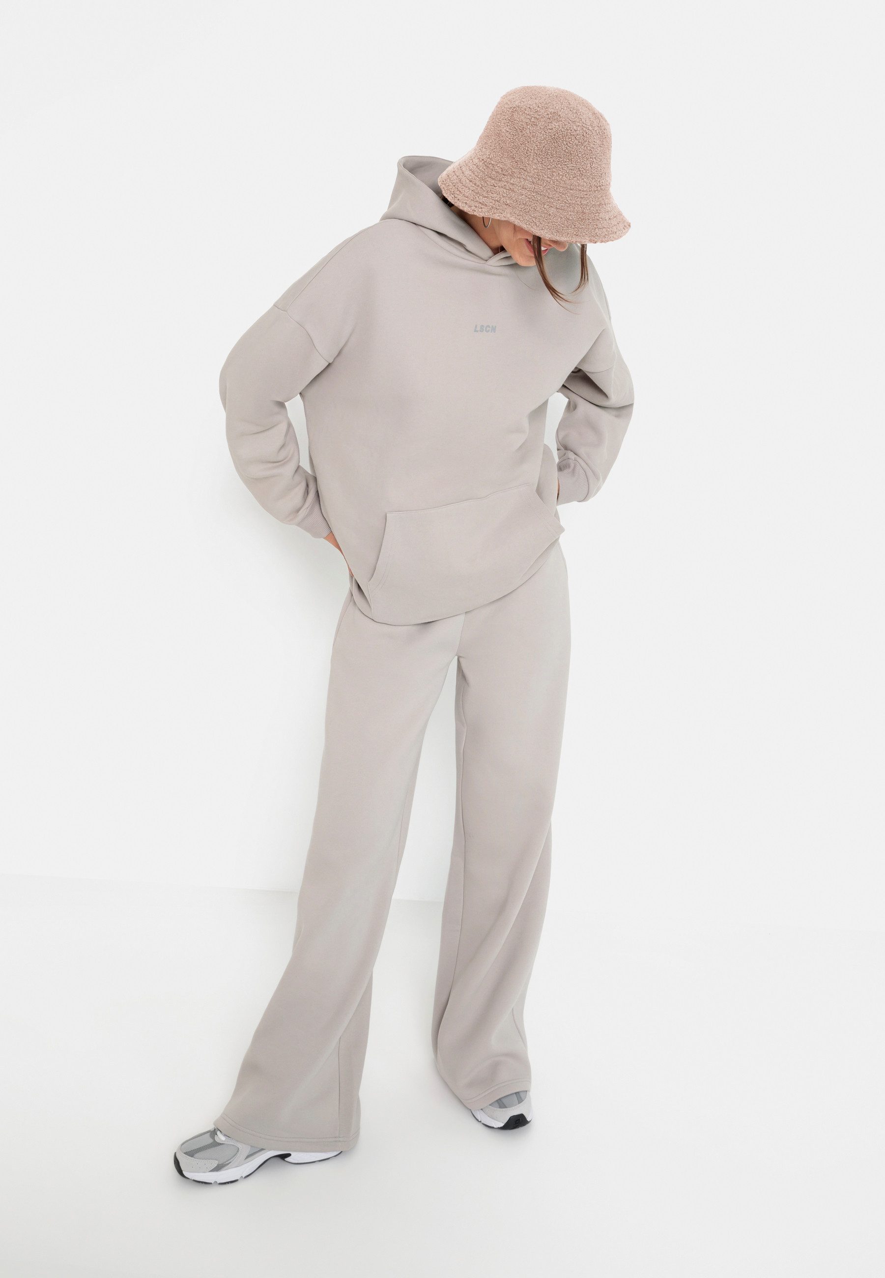 LSCN by LASCANA Vissershoed Outdoorhoed bucket hat van teddy