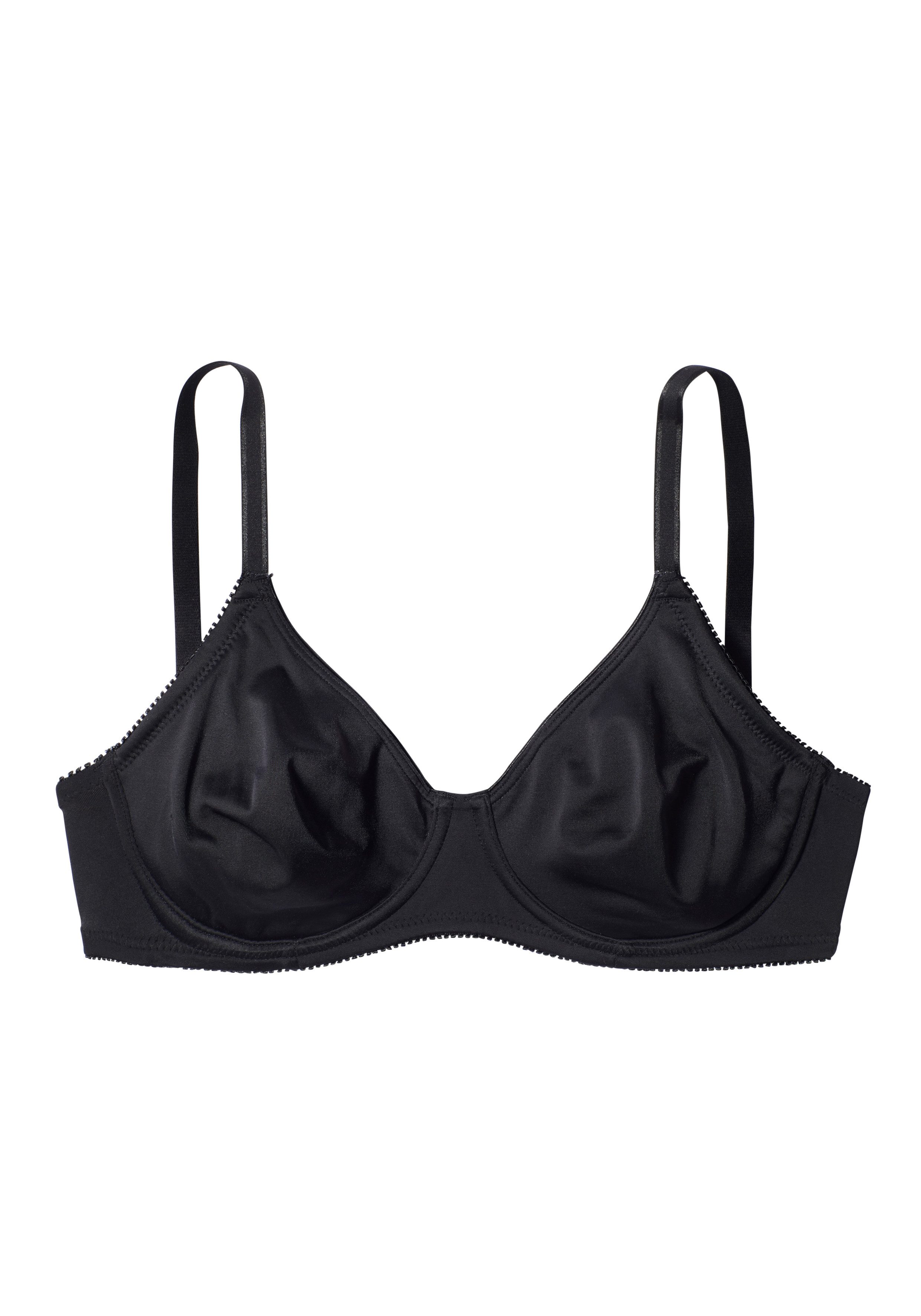 Lascana T-shirt-bh Perfect basic met beugel, zonder cups, basic dessous