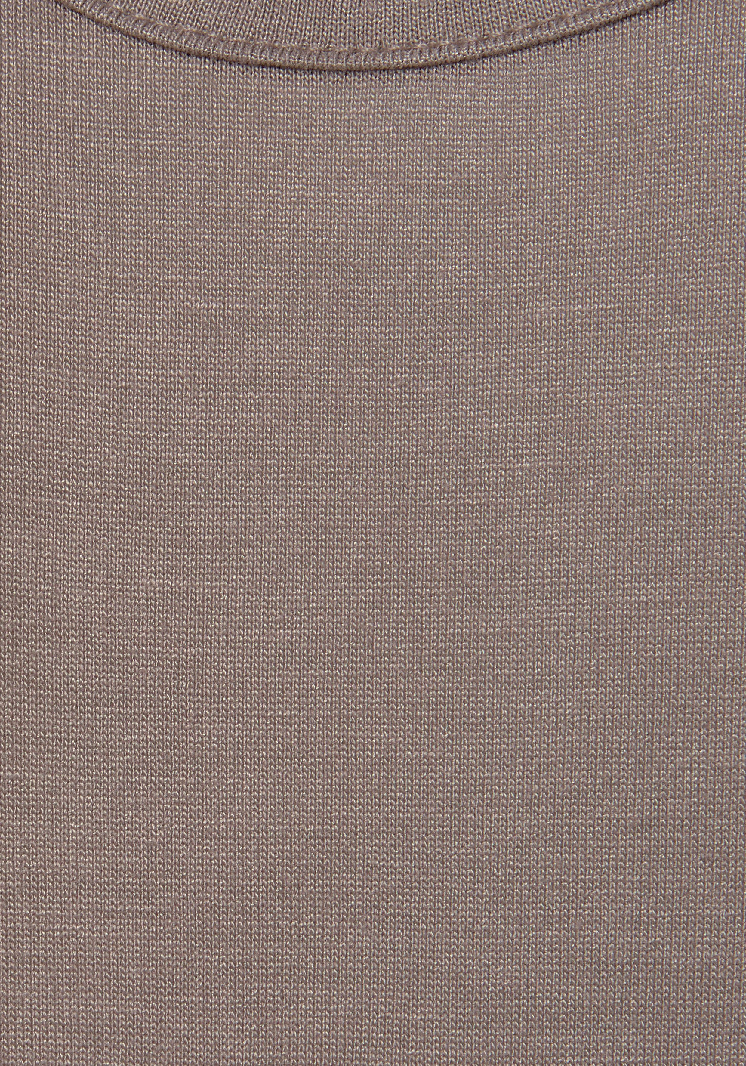 Lascana Strandtop met rimpeling op de schouders, comfortabel damestop, figuuraccentuerend