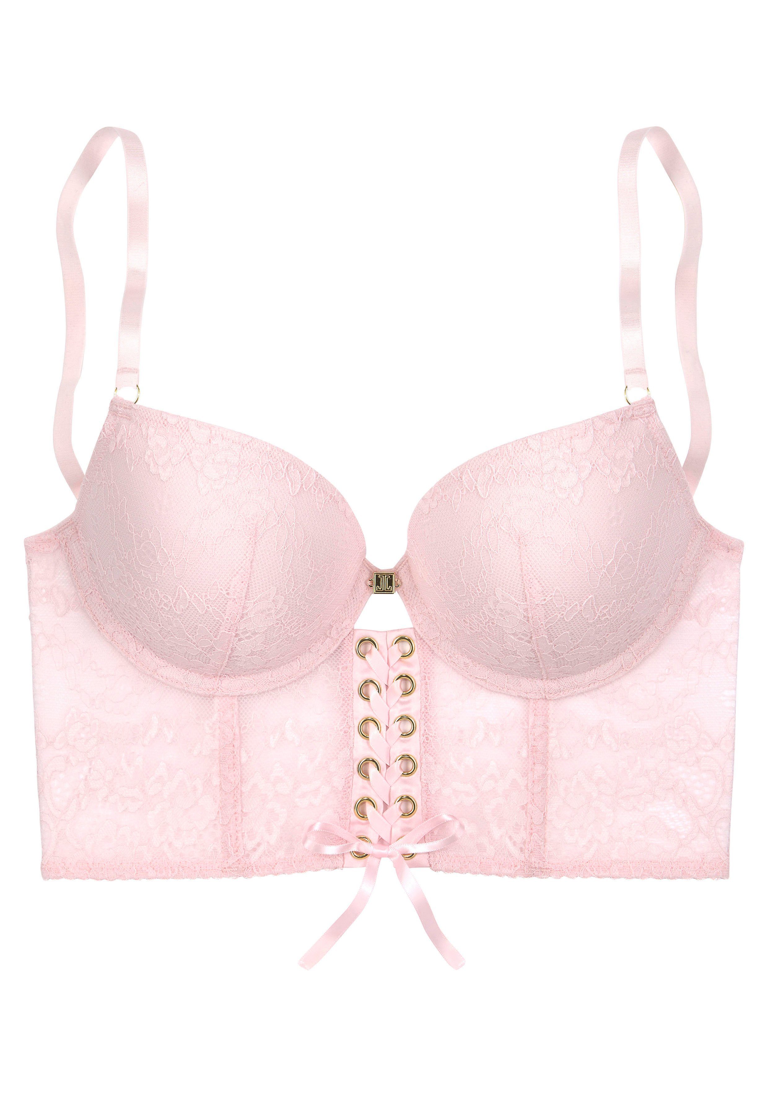 Jette Joop Push-up-bh in leuk bustiermodel, sexy dessous push-up bh's maat 75 C roze