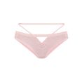 s.oliver red label beachwear slip florence in verleidelijke bandjes-look roze