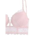 lascana push-up-bh alicia in bustiermodel roze