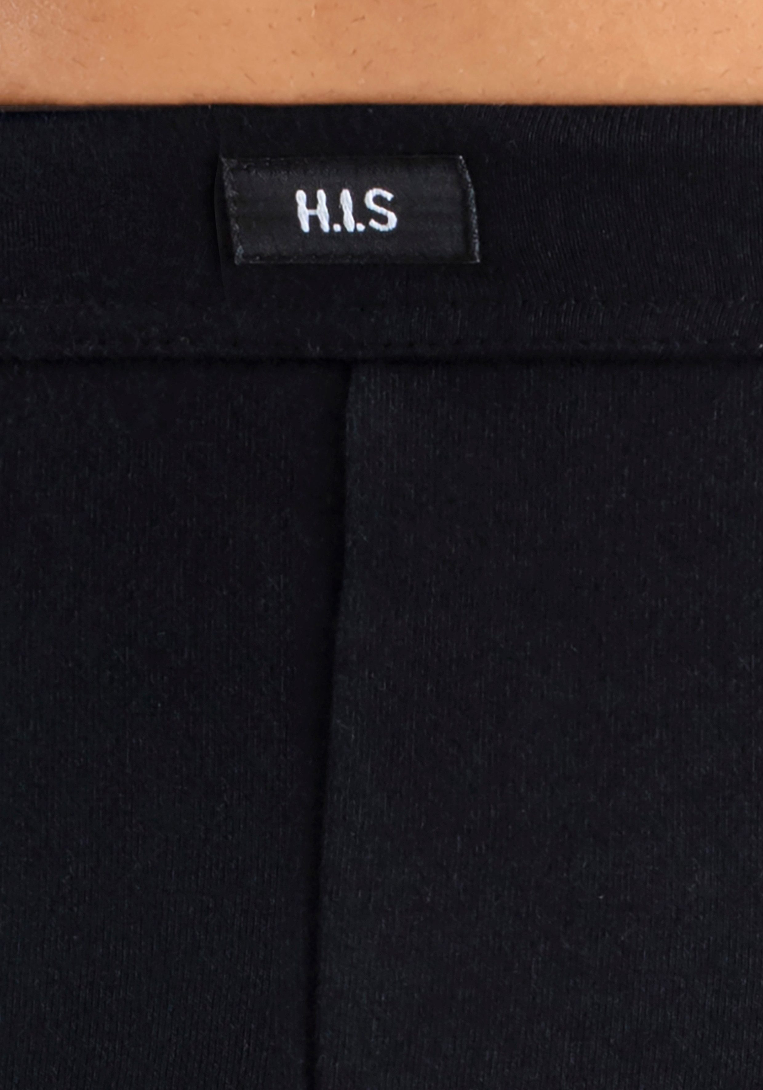 H.I.S Boxershort voor heren met contrasterende strepen aan de zijkanten (set, 4 stuks)