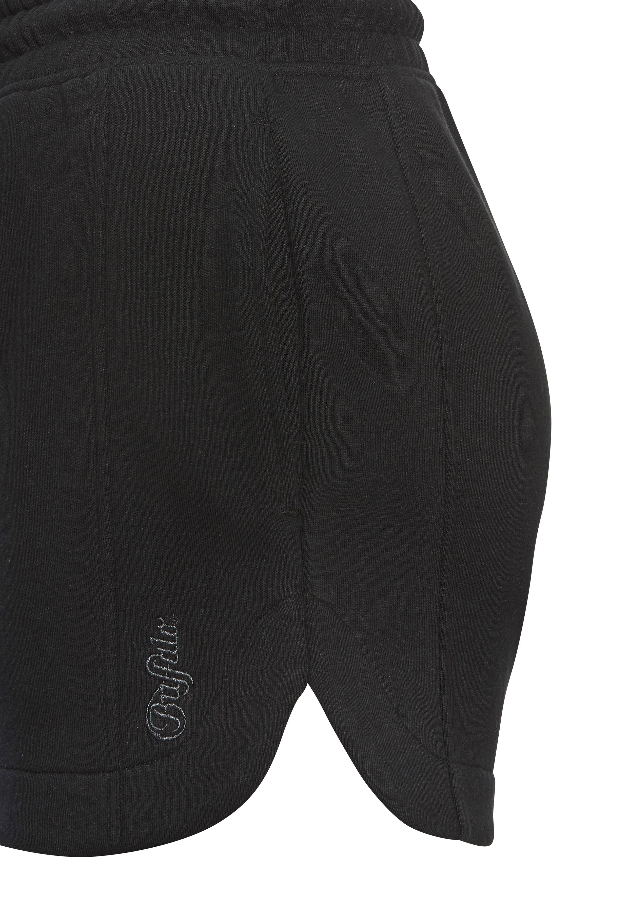 Buffalo Sweatshort met klein logoborduursel