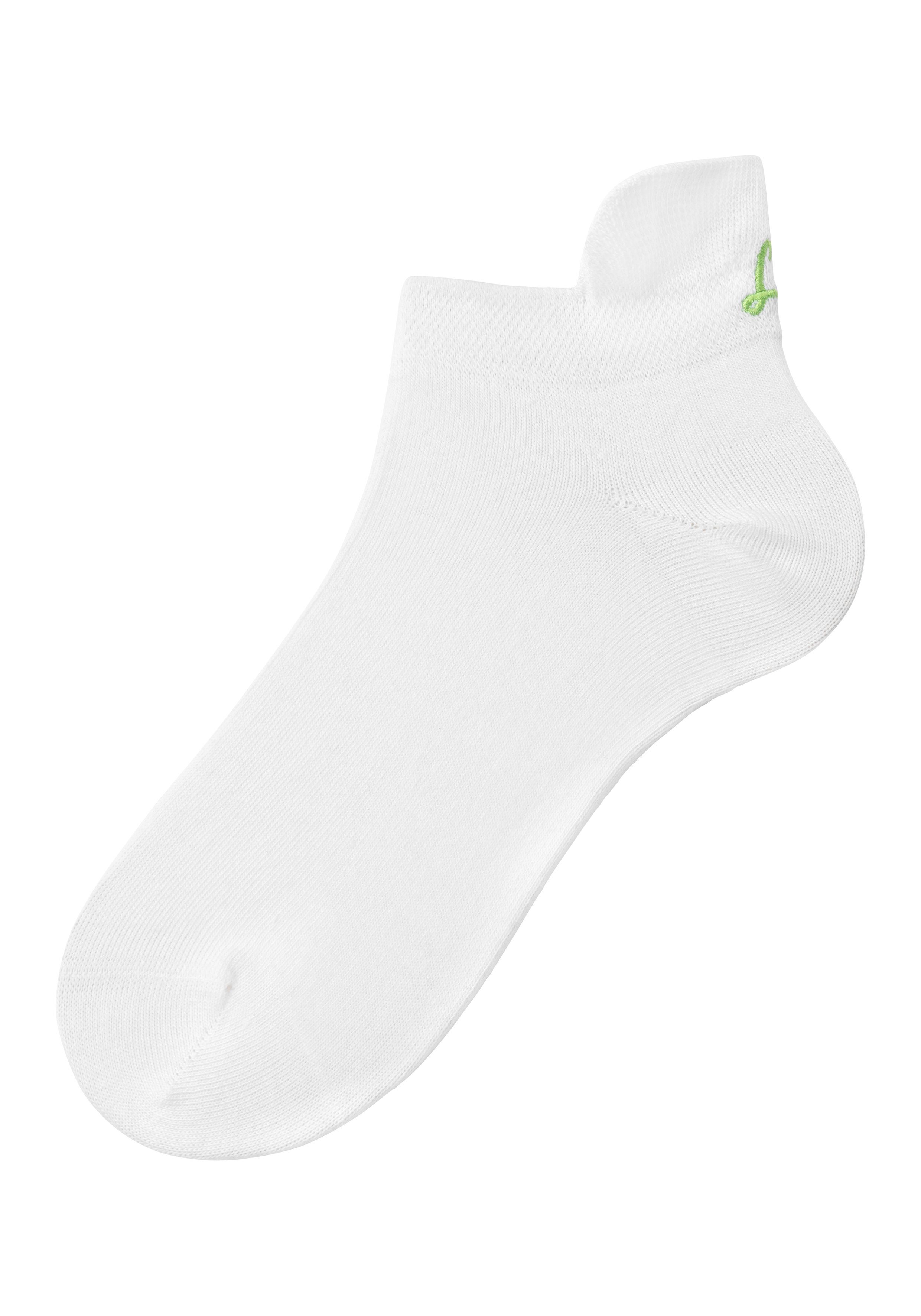 Lascana Sneakersokken met klein borduursel (box, 7 paar, Box)
