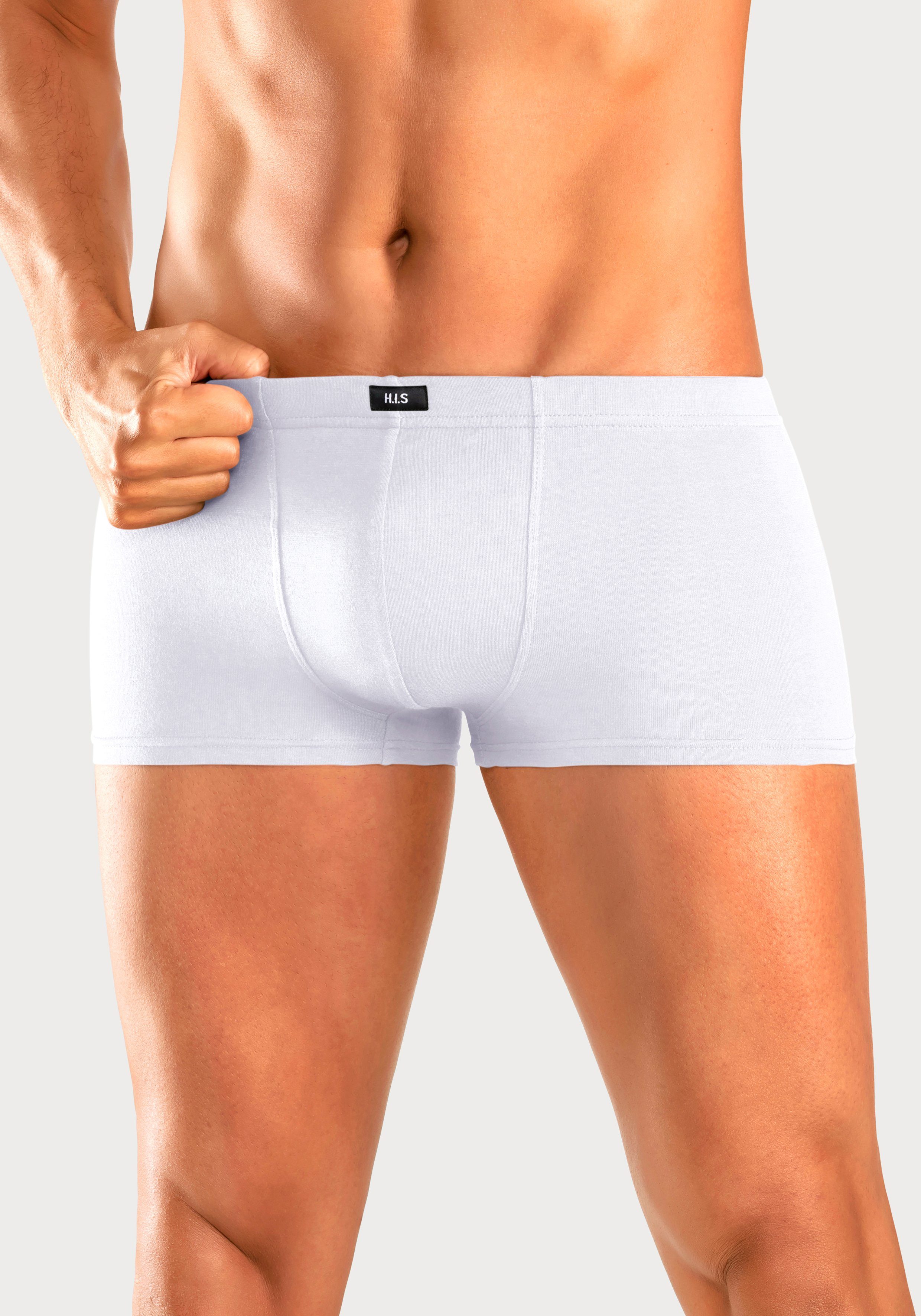 H.I.S Hipster strak zittende boxershorts van katoenstretch (set, 5 stuks)