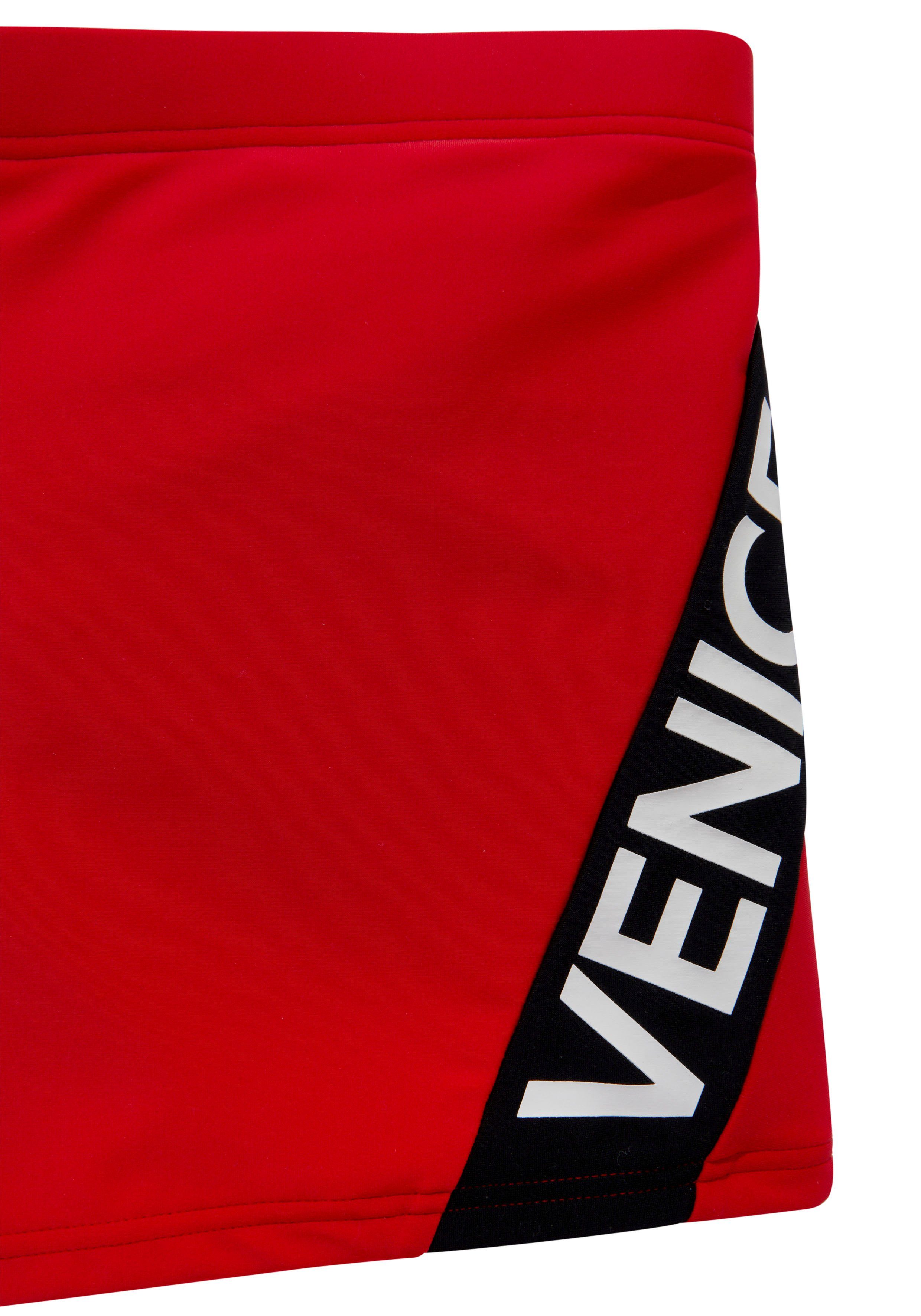 Venice Beach Zwemboxer met logo-opschrift