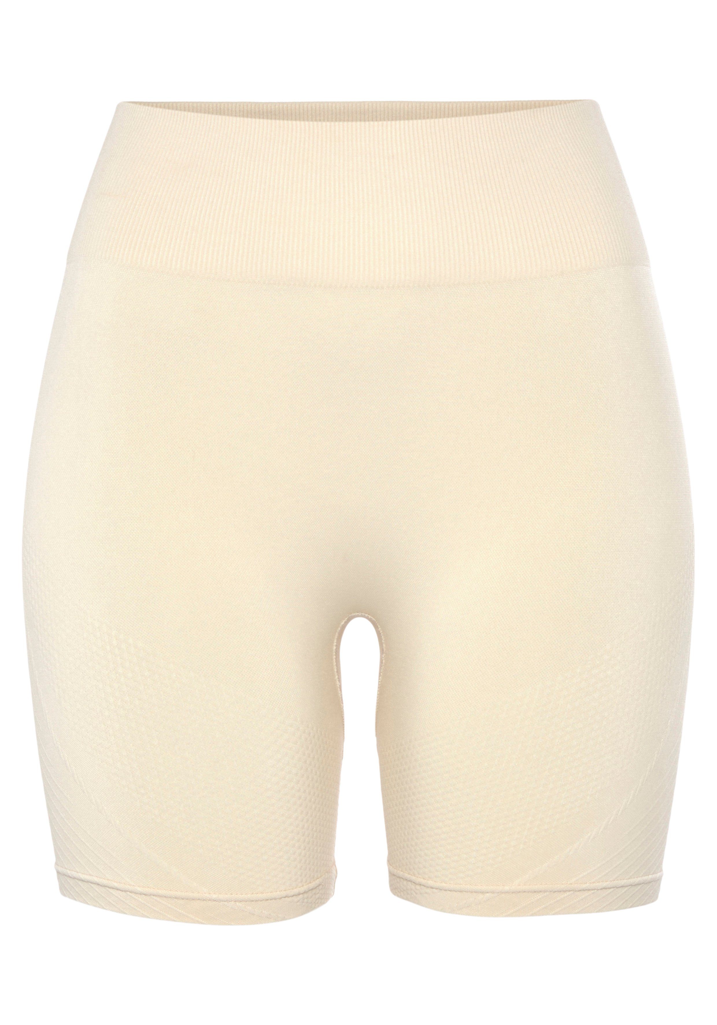 Lascana Functionele short Po Push Up met ribstructuur en shaping-effect, sportshorts