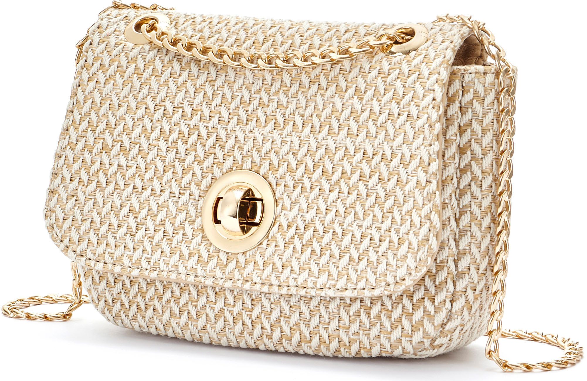Vivance Schoudertas Minibag Handtas, handtas, bamboe-look VEGAN