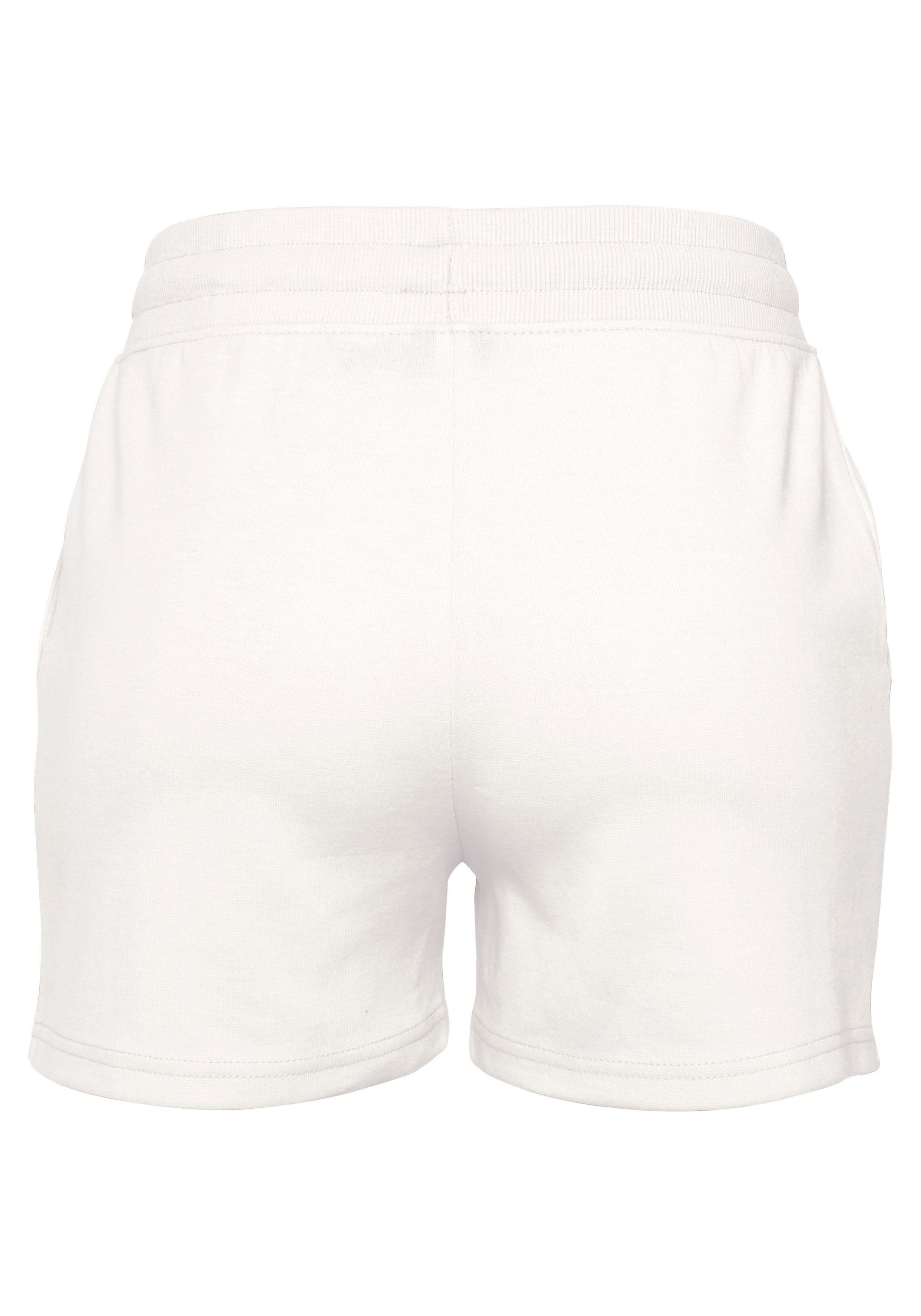 Bench. Loungewear Short met logoprint en borduursel