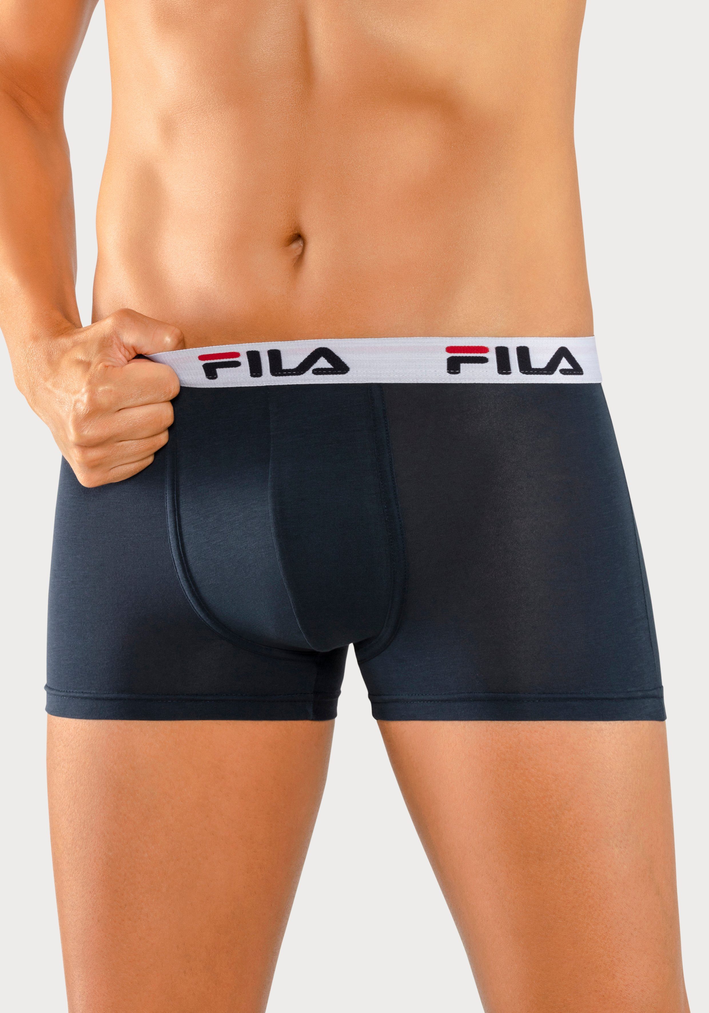 Fila Boxershort MAN BOXER SHORTS met elastische logoband (Set van 3)