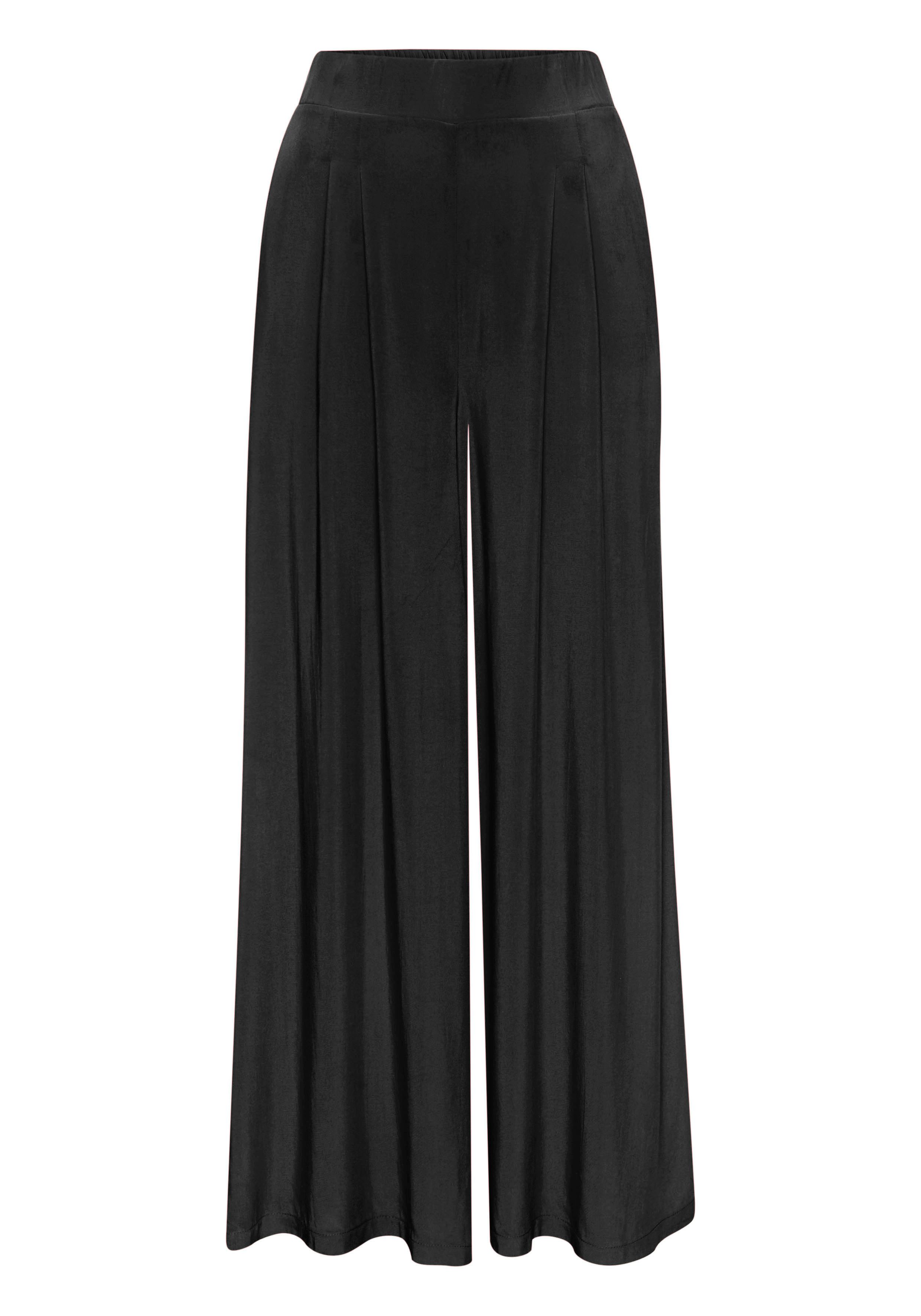 Buffalo Palazzobroek met zijnaadzakken, lichte zomerbroek, wide-leg