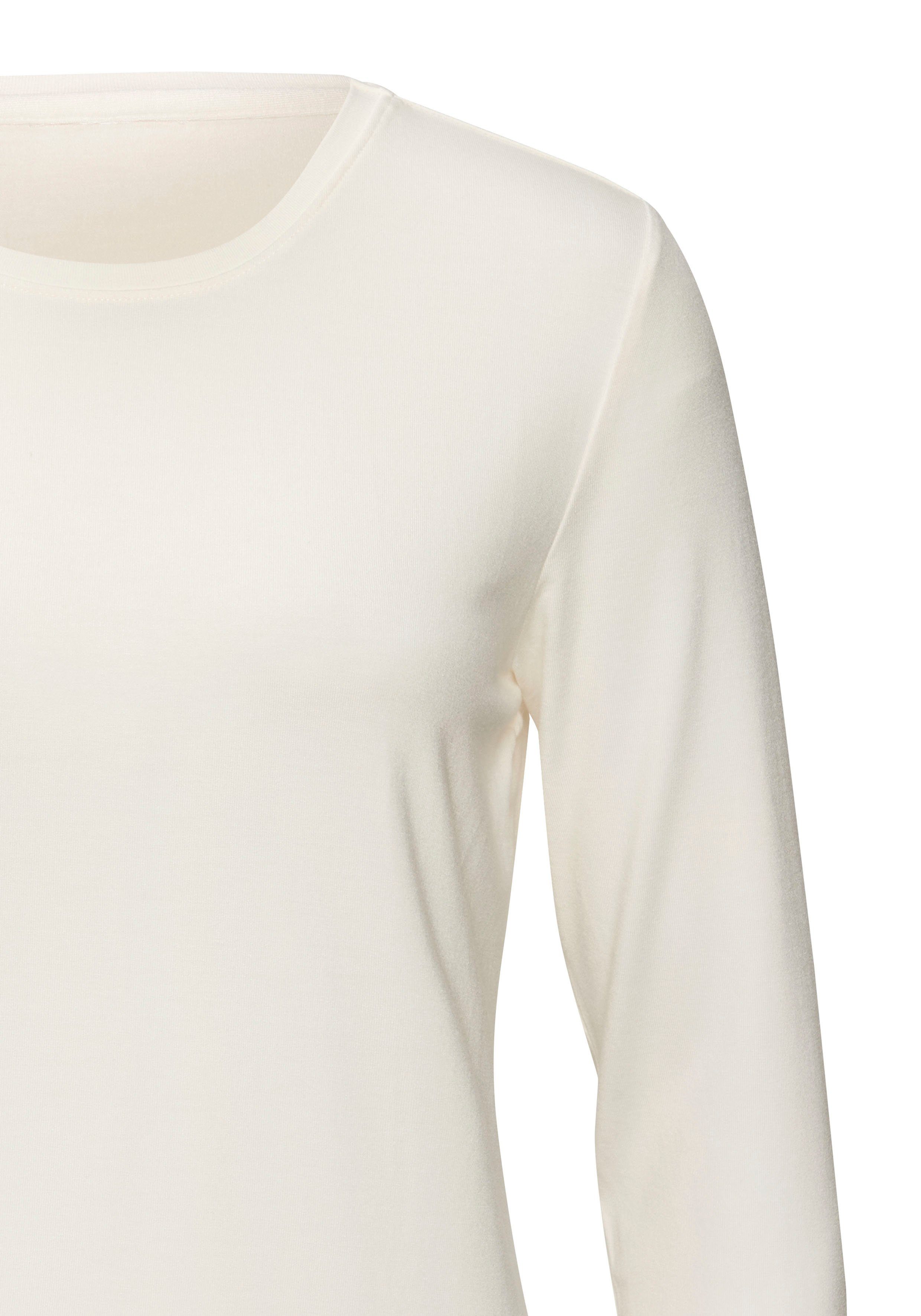 Lascana Shirt met lange mouwen Van zachte viscose-stretch van zachte viscosekwaliteit